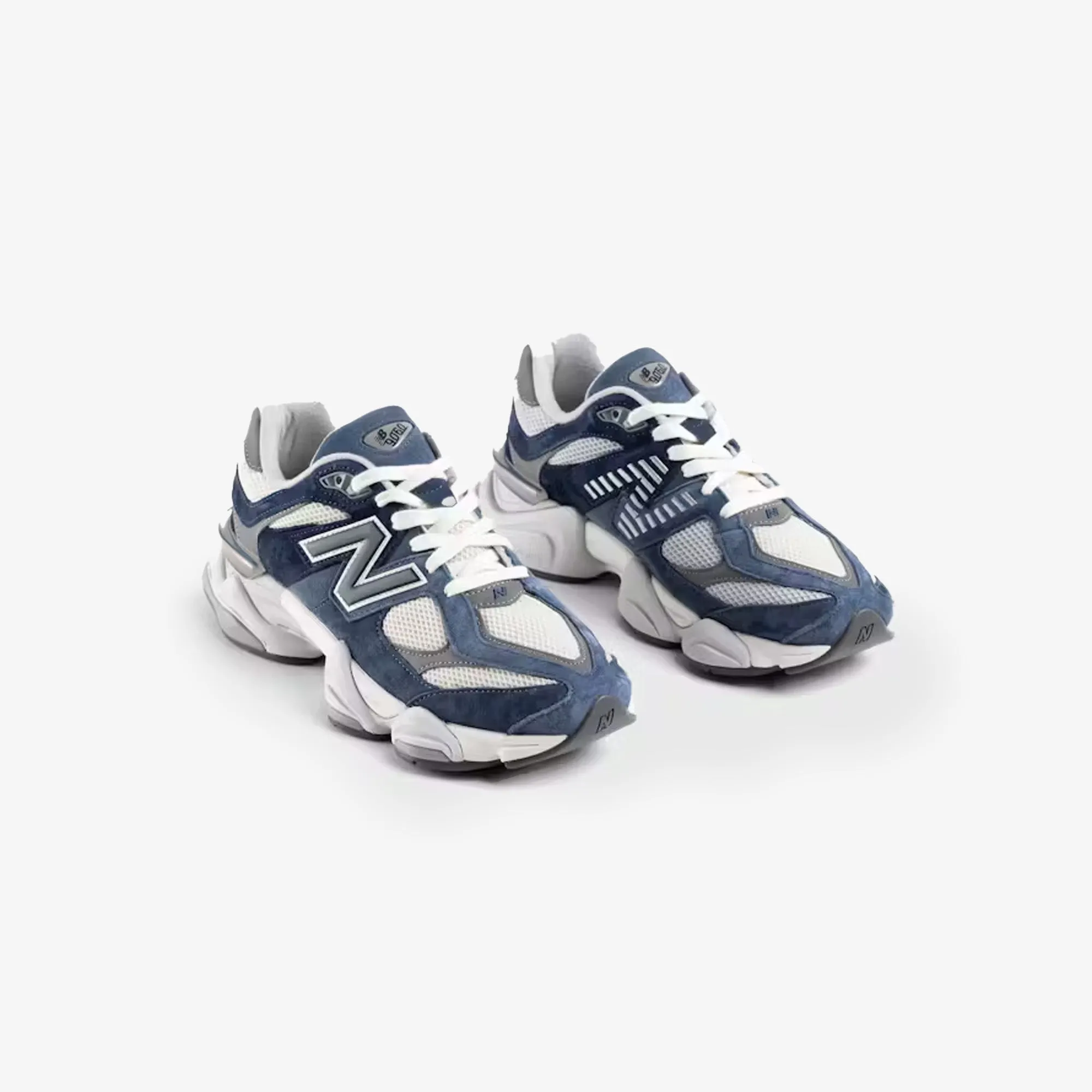 New Balance 9060 Natural Indigo supportive upper shoes