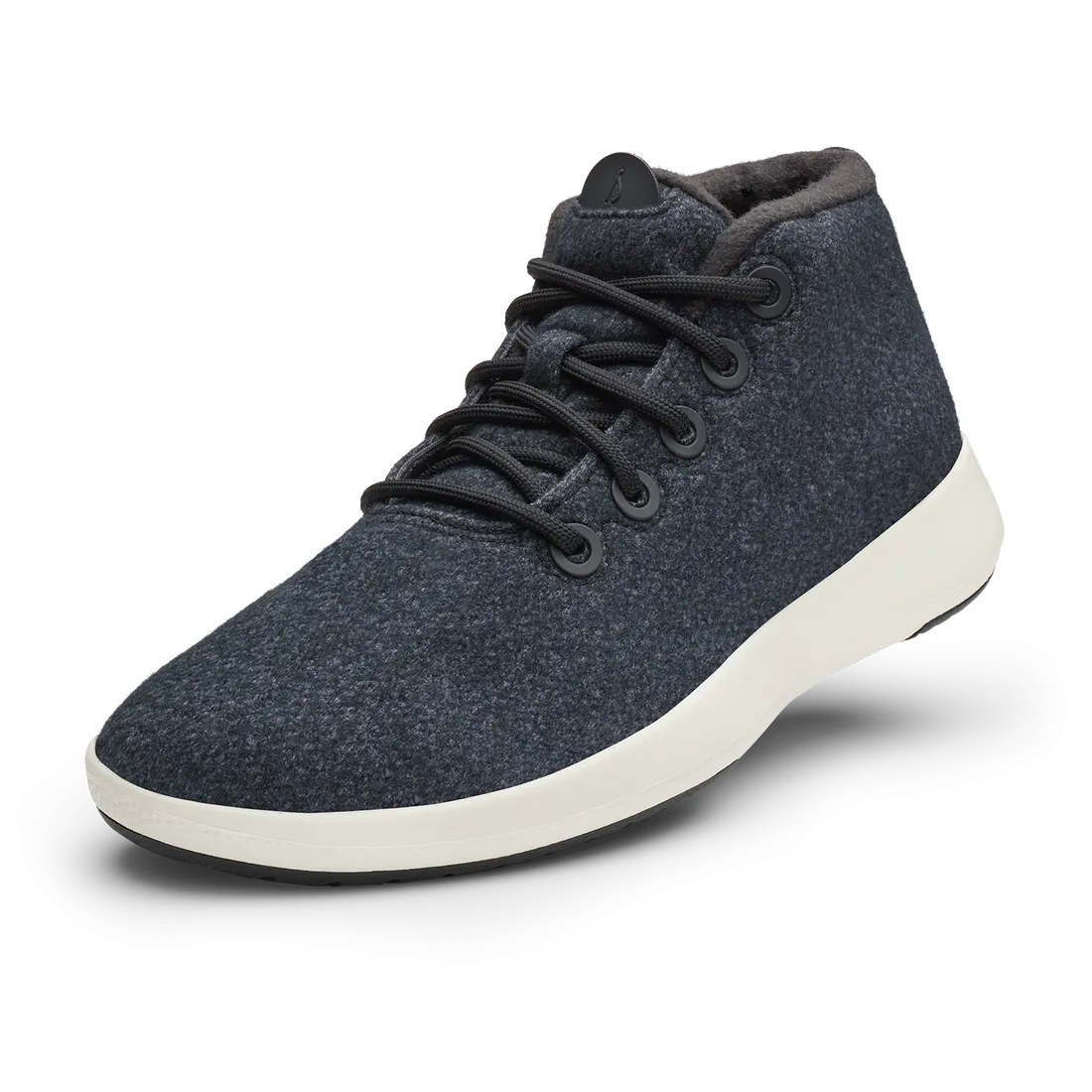 Allbirds Wool Runner-up Mizzles - LIMITED EDITION: Dark Gray (Natural White Sole) Slip Entry