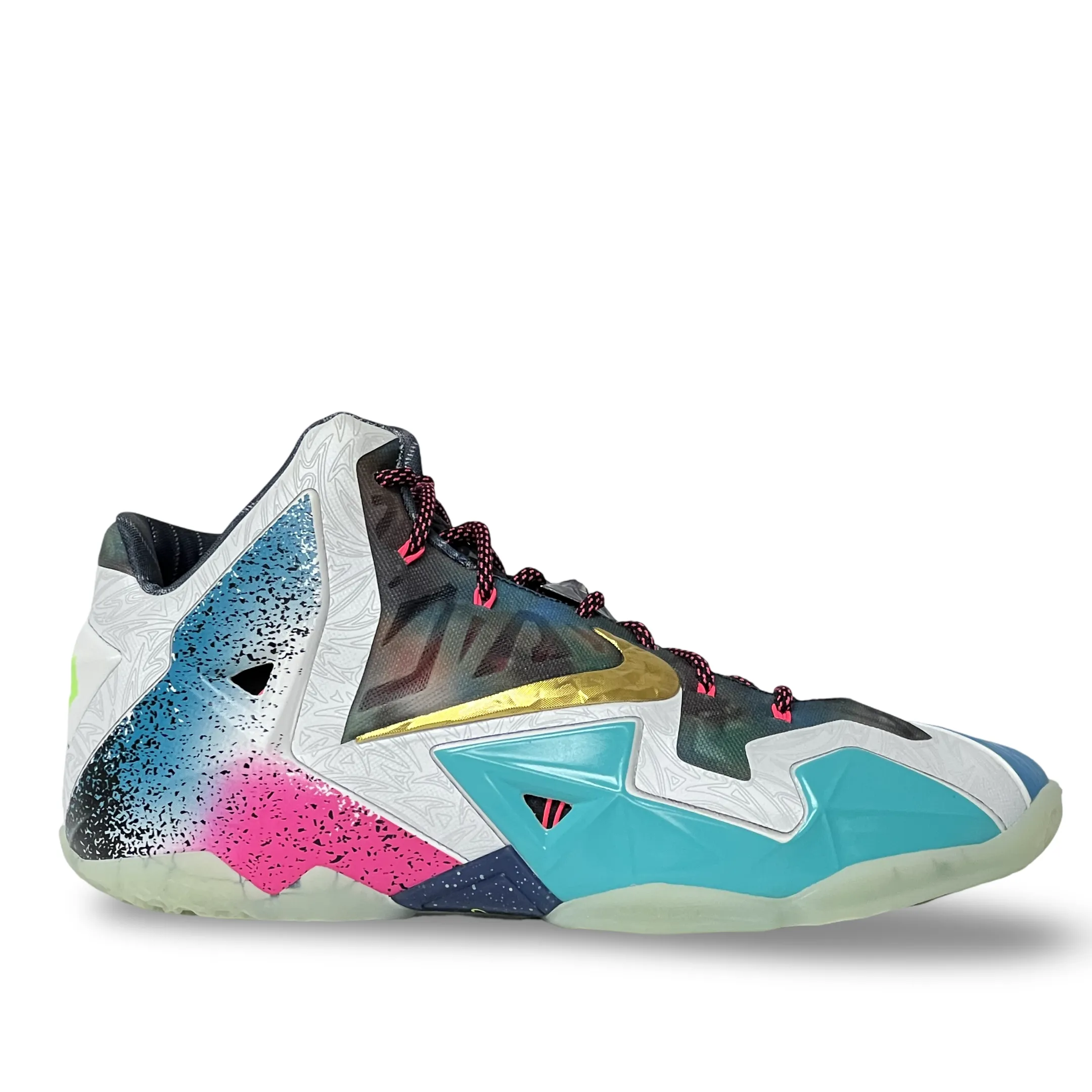 Durable rubber sole Nike LeBron 11 What The LeBron