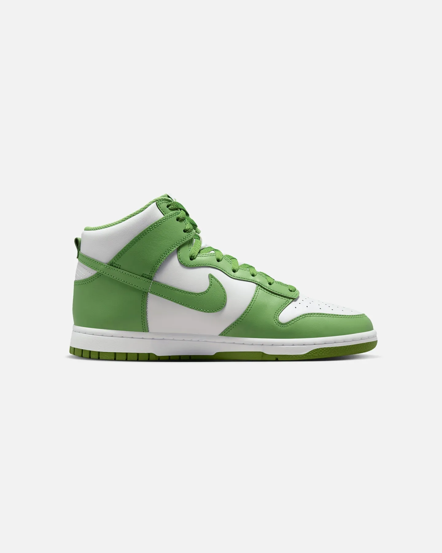 Nike Dunk High Retro "Chlorophyll" White/Chlorophyll Lace Up Silver Shine