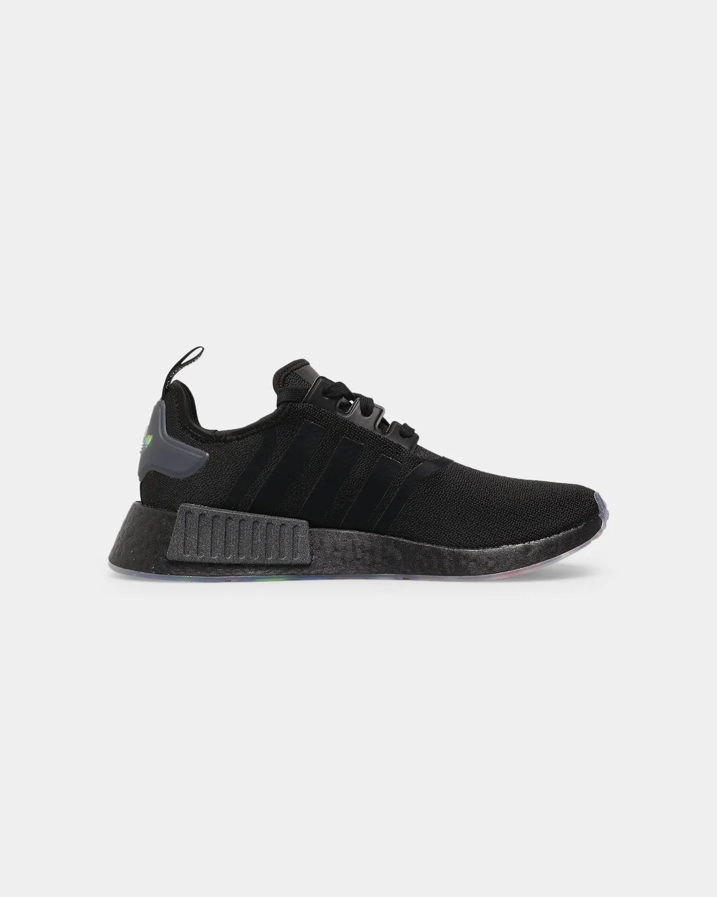 Lace Up Style Foam Lining Standing Workers Adidas NMD_R1 Black/Rainbow