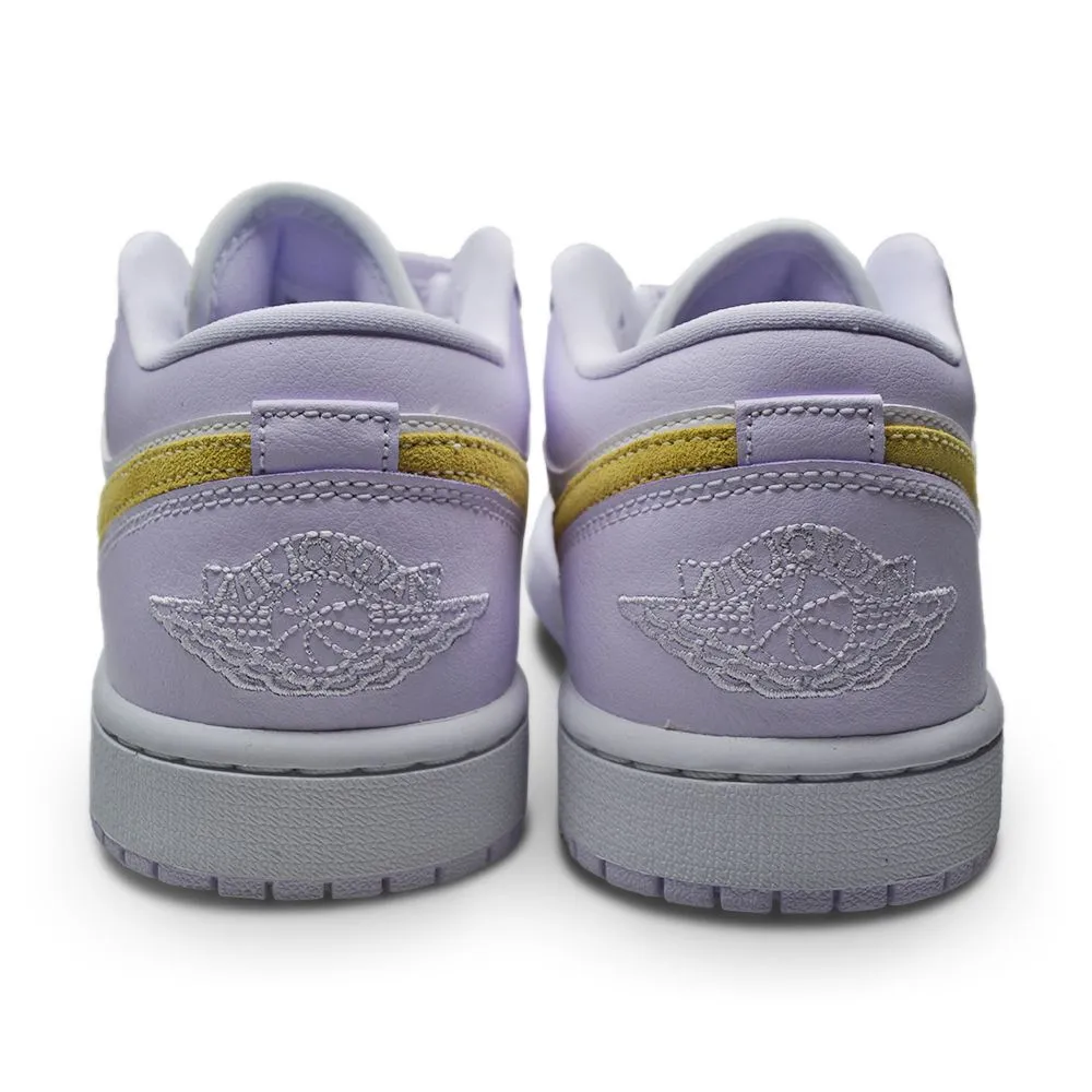 Women's Nike Air Jordan 1 Low - DC0774 501 - Barely Grape Lemon Wash White Non Slip Inner Lining