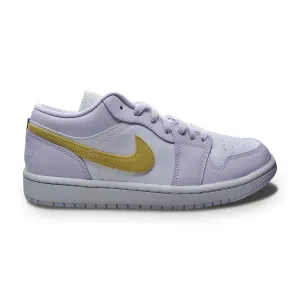 Women's Nike Air Jordan 1 Low - DC0774 501 - Barely Grape Lemon Wash White Lockdown Fit Structure
