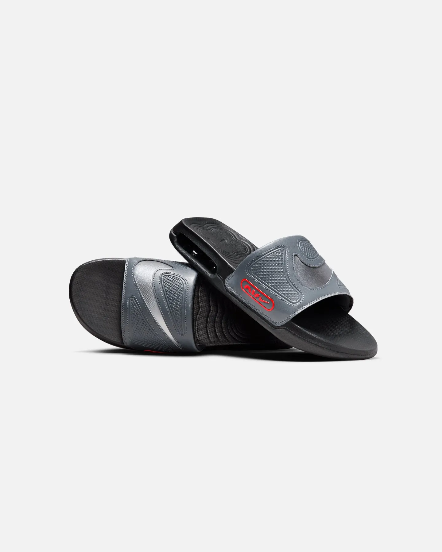 Reinforced Seams Matte Edge Nike Air Max Cirro Slides Smoke Grey