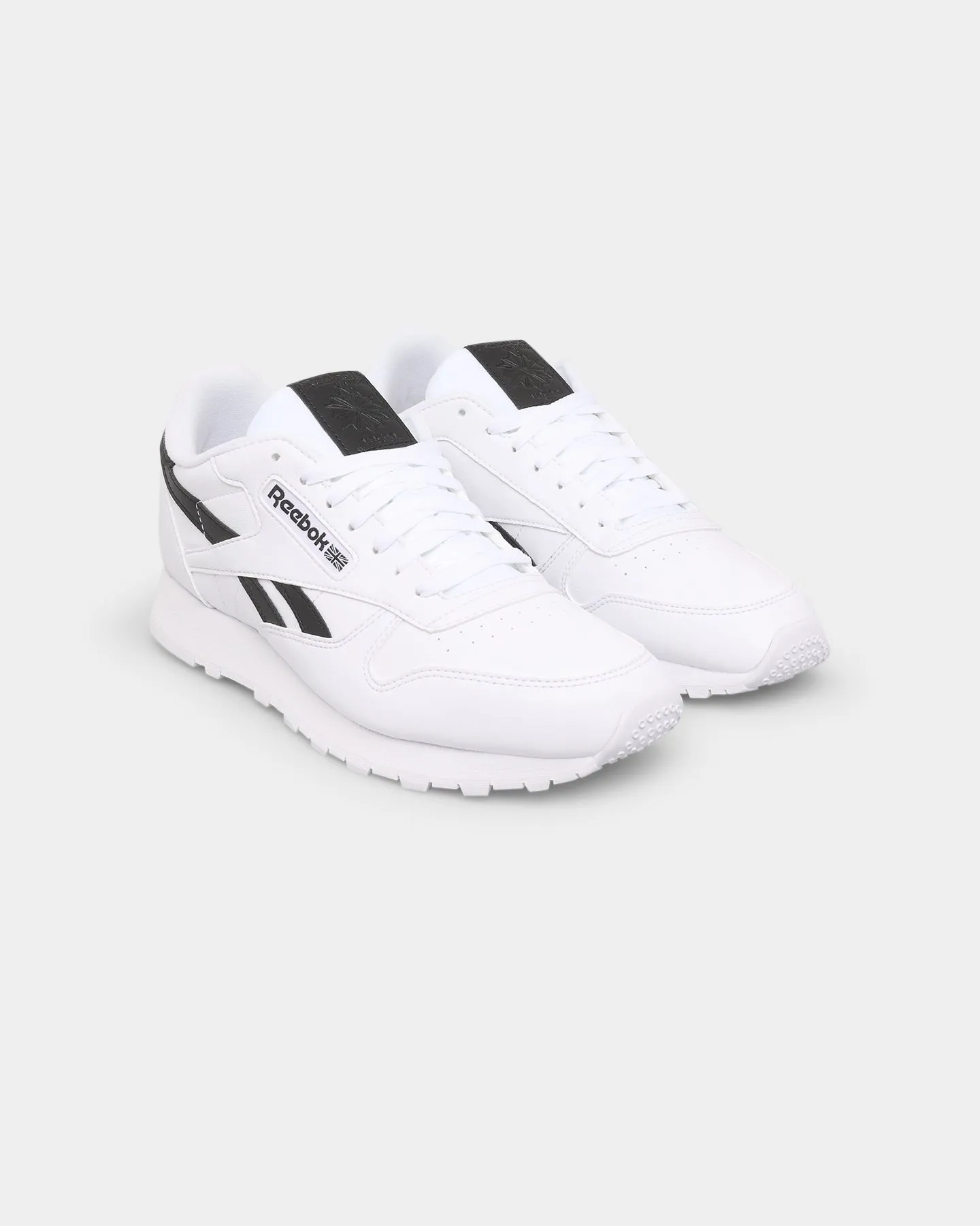 Reebok Classic Vegan Leather Sneaker White/Classic Black Soft Material