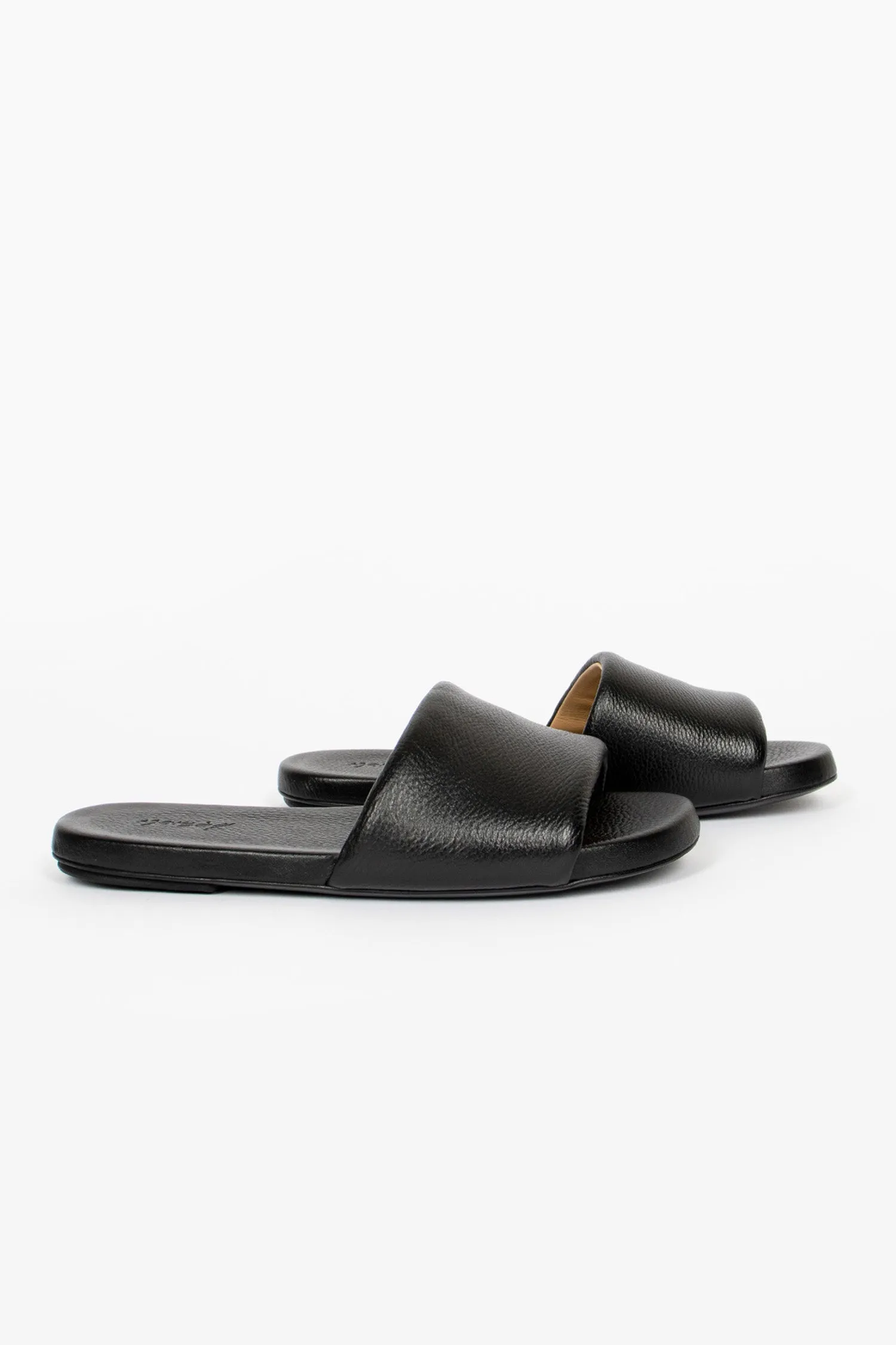 Spanciata Slide Sandal Black Mesh