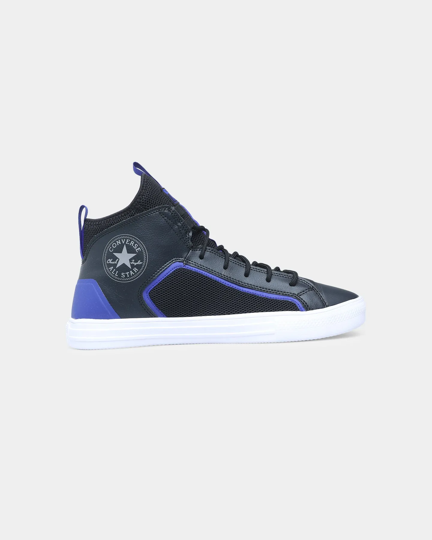 Converse Chuck Taylor All Star Ultra Mid Black/Concord/Silver Arch Support Daily Walk