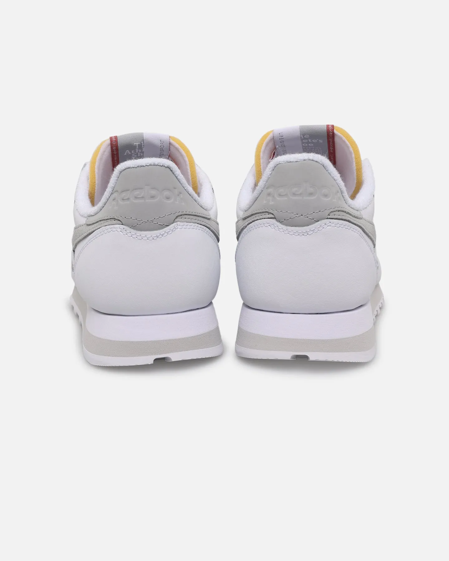 Reebok Classic Leather White Stable construction Injury Safe