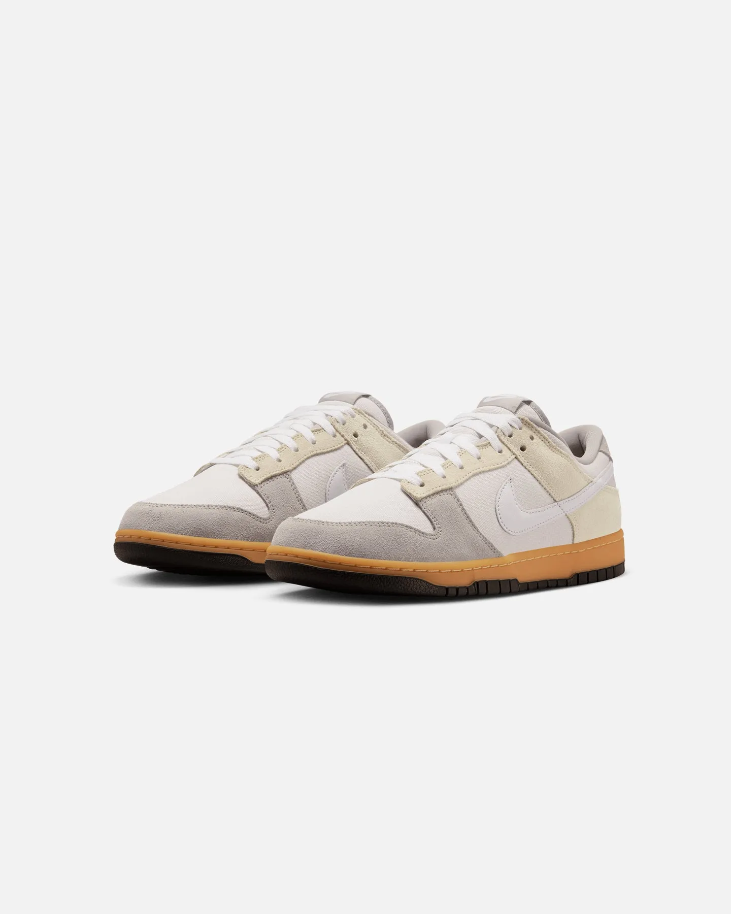 Nike Dunk Low "Gray/Gum" Phantom Eco Use Waffle Traction Outsole