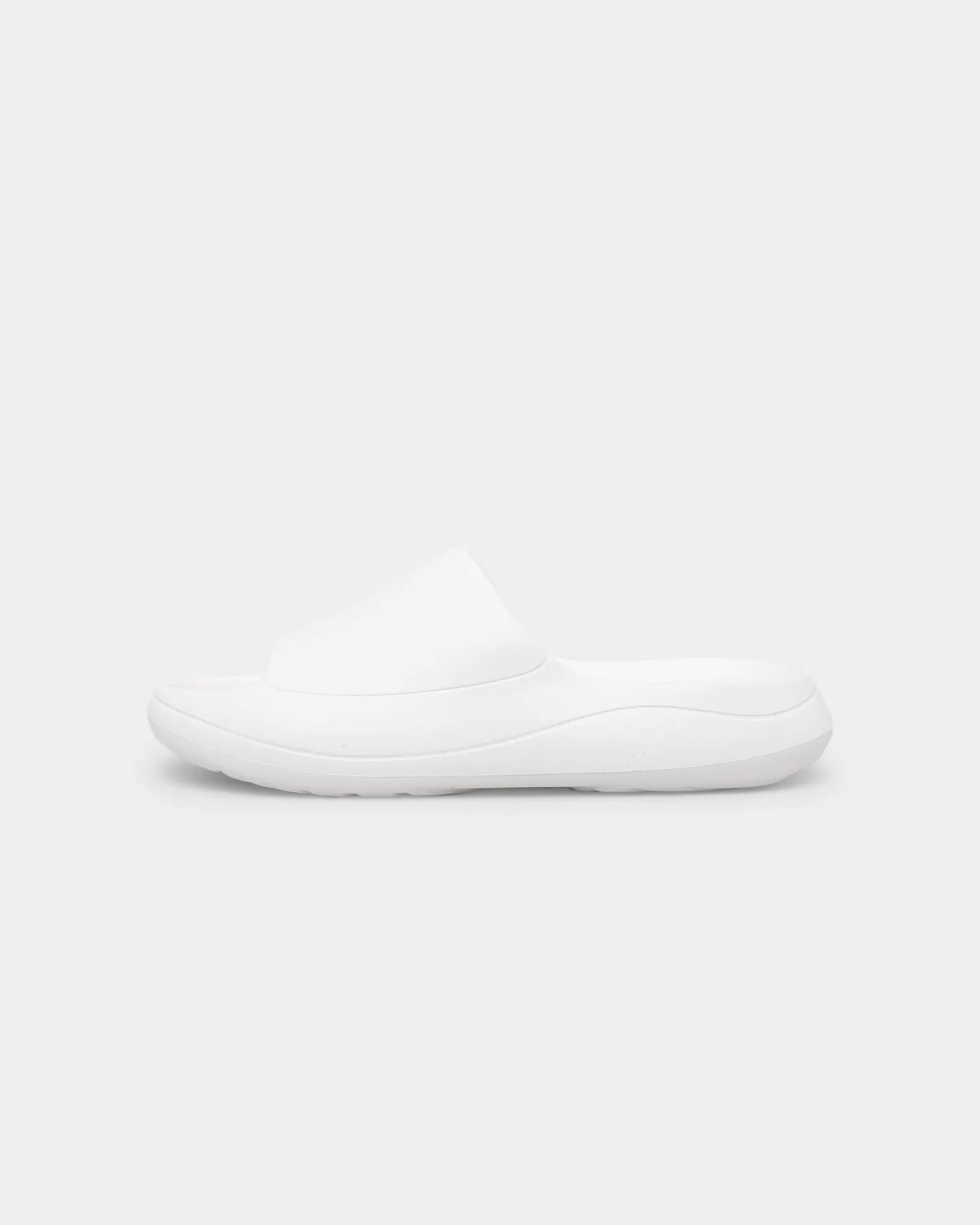 Elevn Clothing Co Wade Slide White Comfort Midsole Form Ease