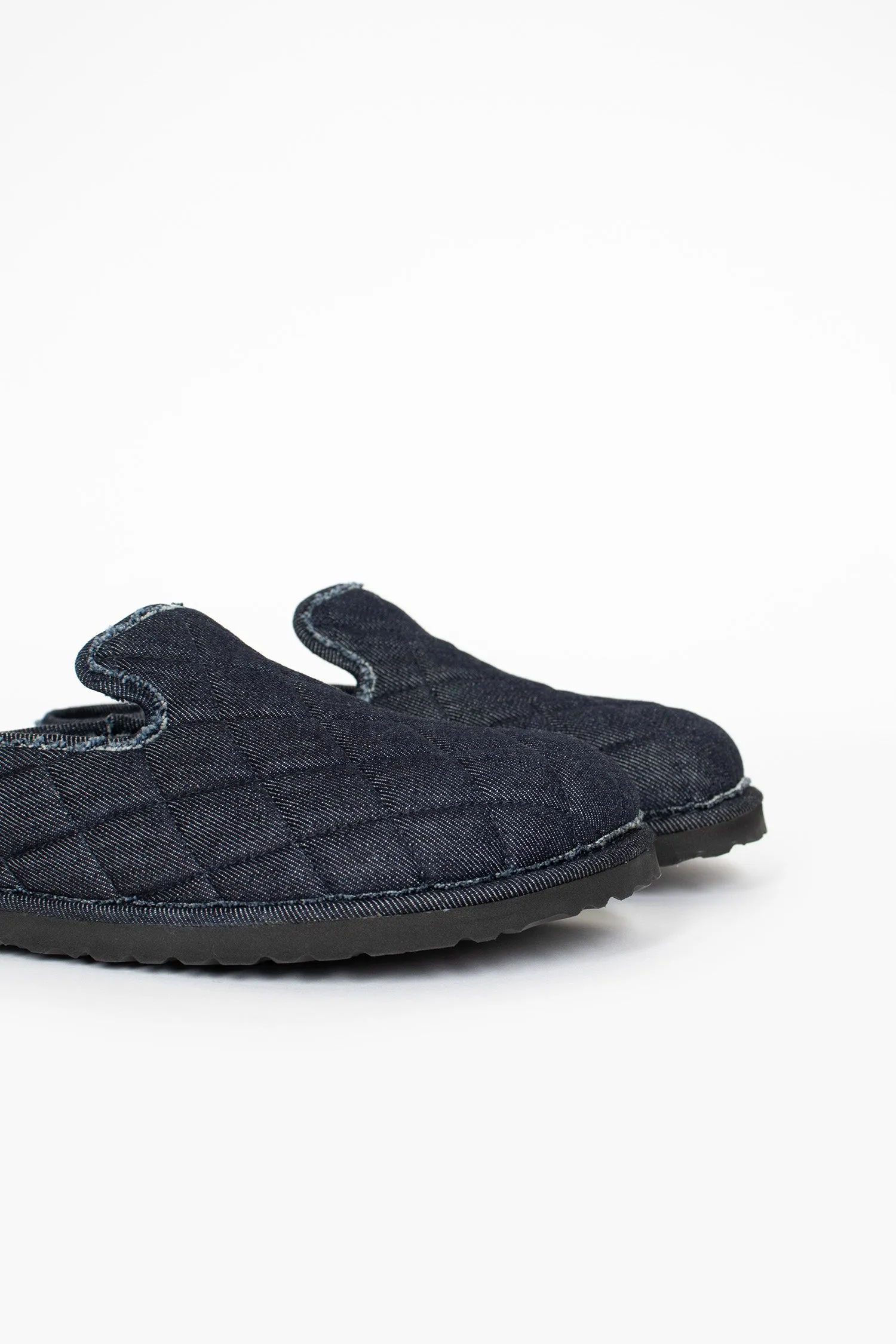 Eliscu Mule Dark Wash Denim Cosmic Glow Comfort Step