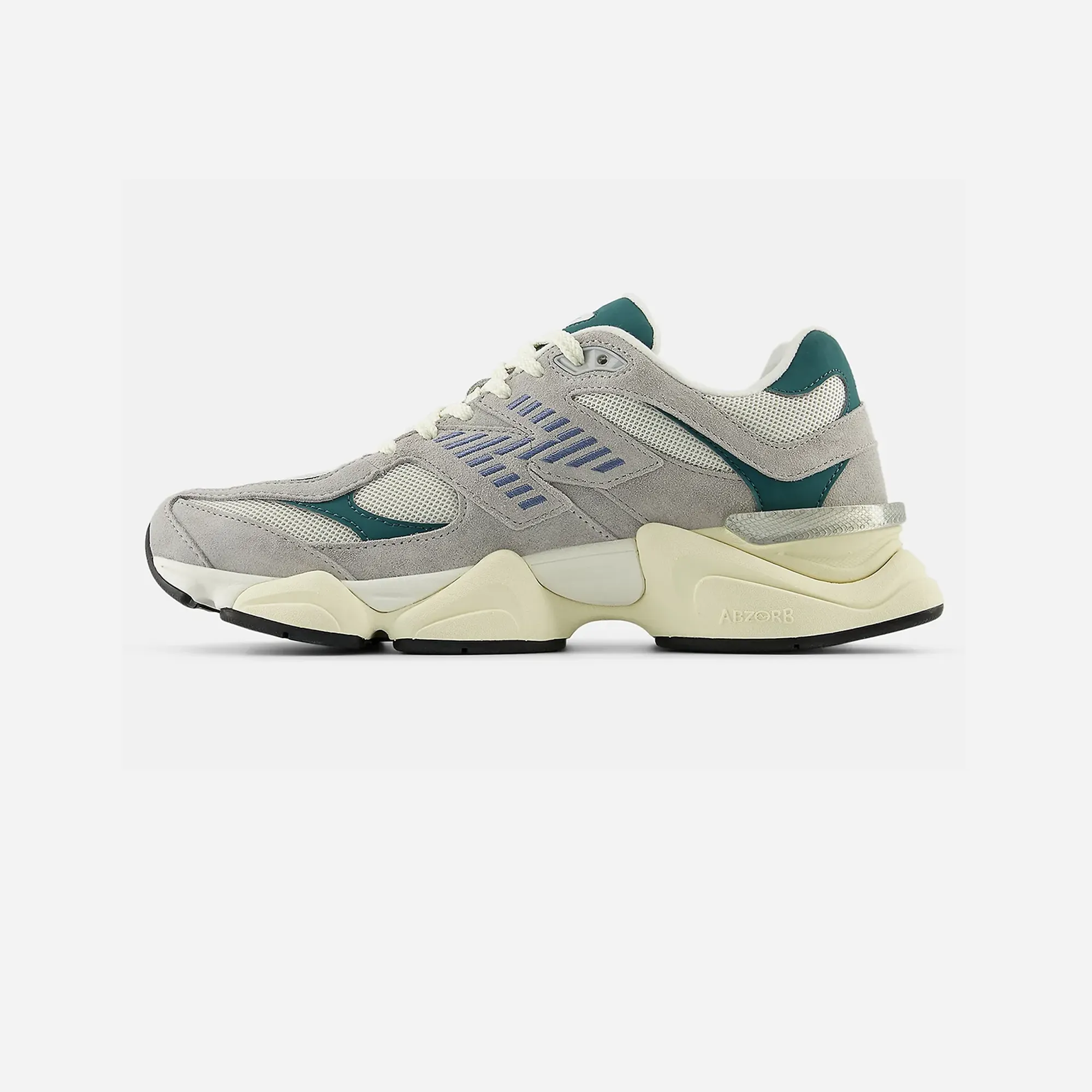 New Balance 9060 Concrete Vintage Indigo New Spruce reinforced - toe - area shoes Comfort Feel