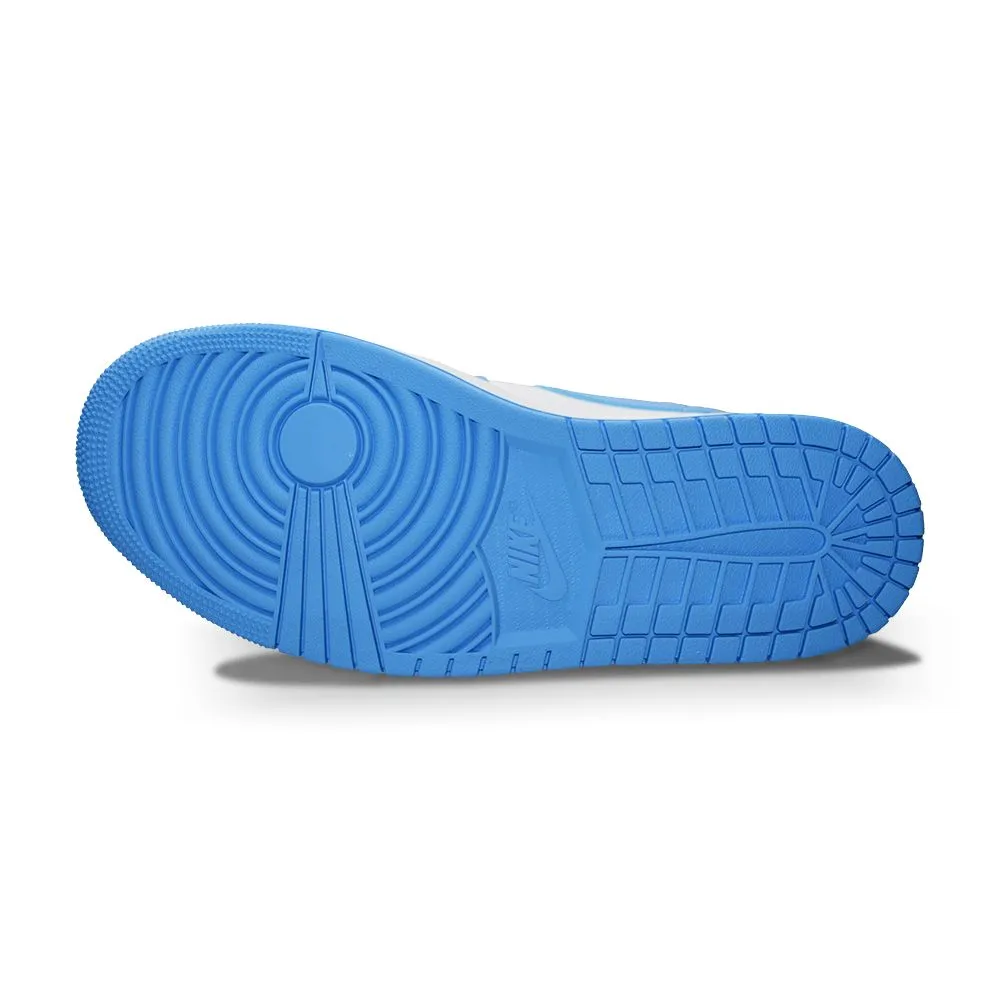 Mens Nike Air Jordan 1 Mid SE - DX9276 100  - White University Blue Torque Control Comfortable Grip