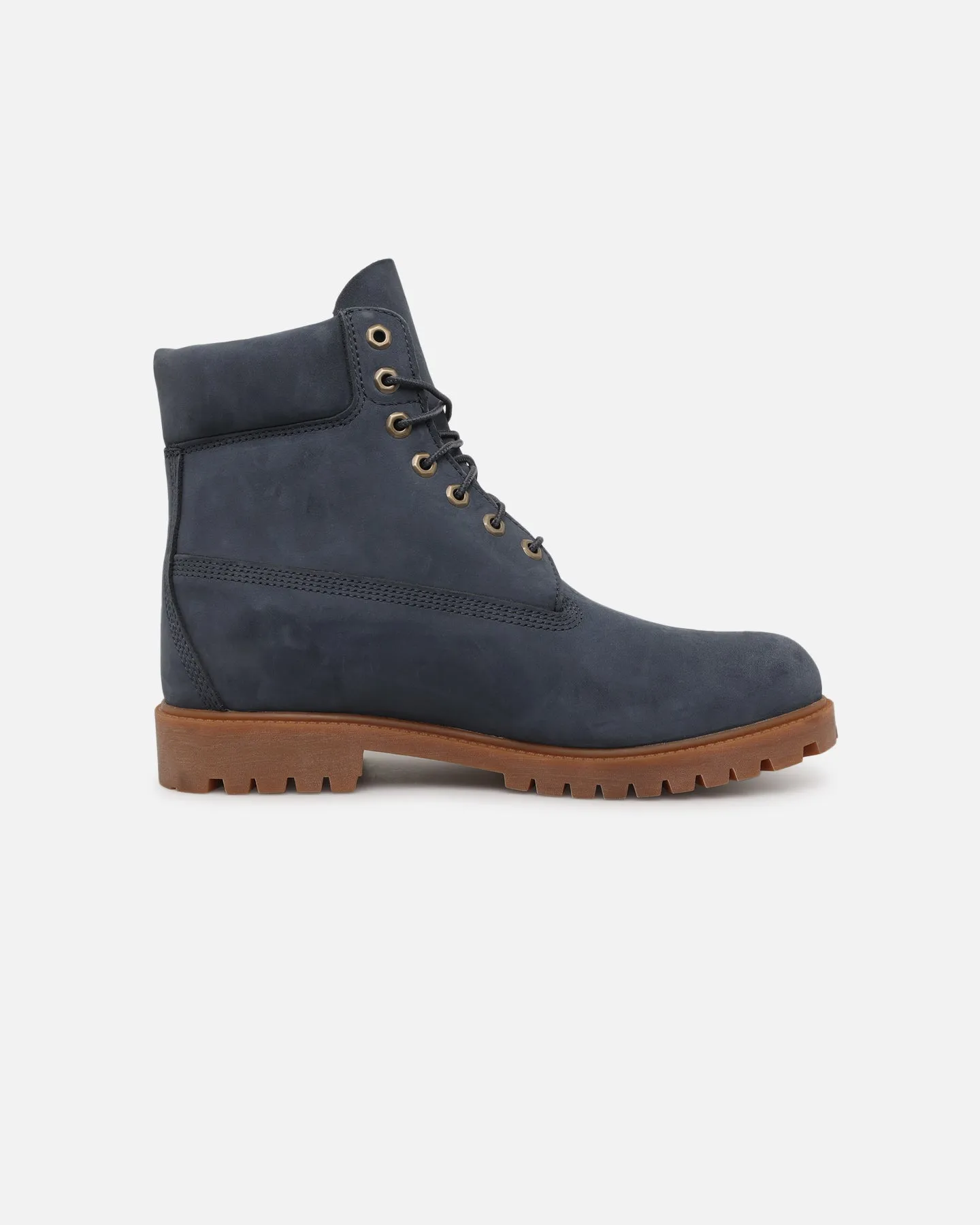 Height Plus Timberland 6 Inch Waterproof Premium Boot Dark Blue
