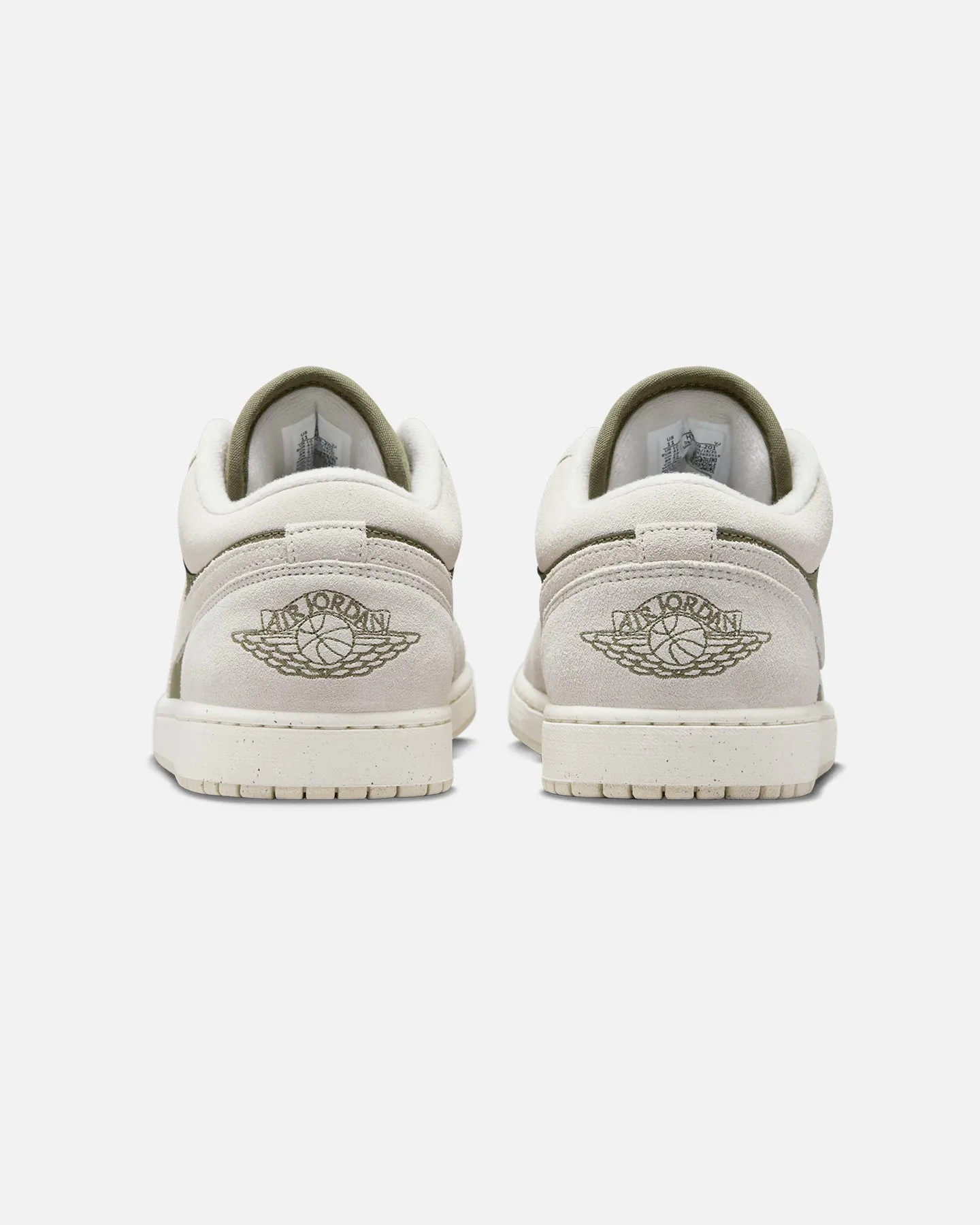 Rubber Sole Durable Build Weekend Errands Jordan Air Jordan 1 Low SE Medium Olive