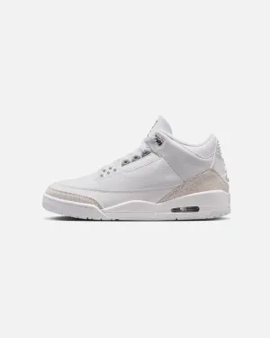 Weekend Fit Anatomical Footbed Shape Jordan Air Jordan 3 Retro "Pure Money" White/Silver