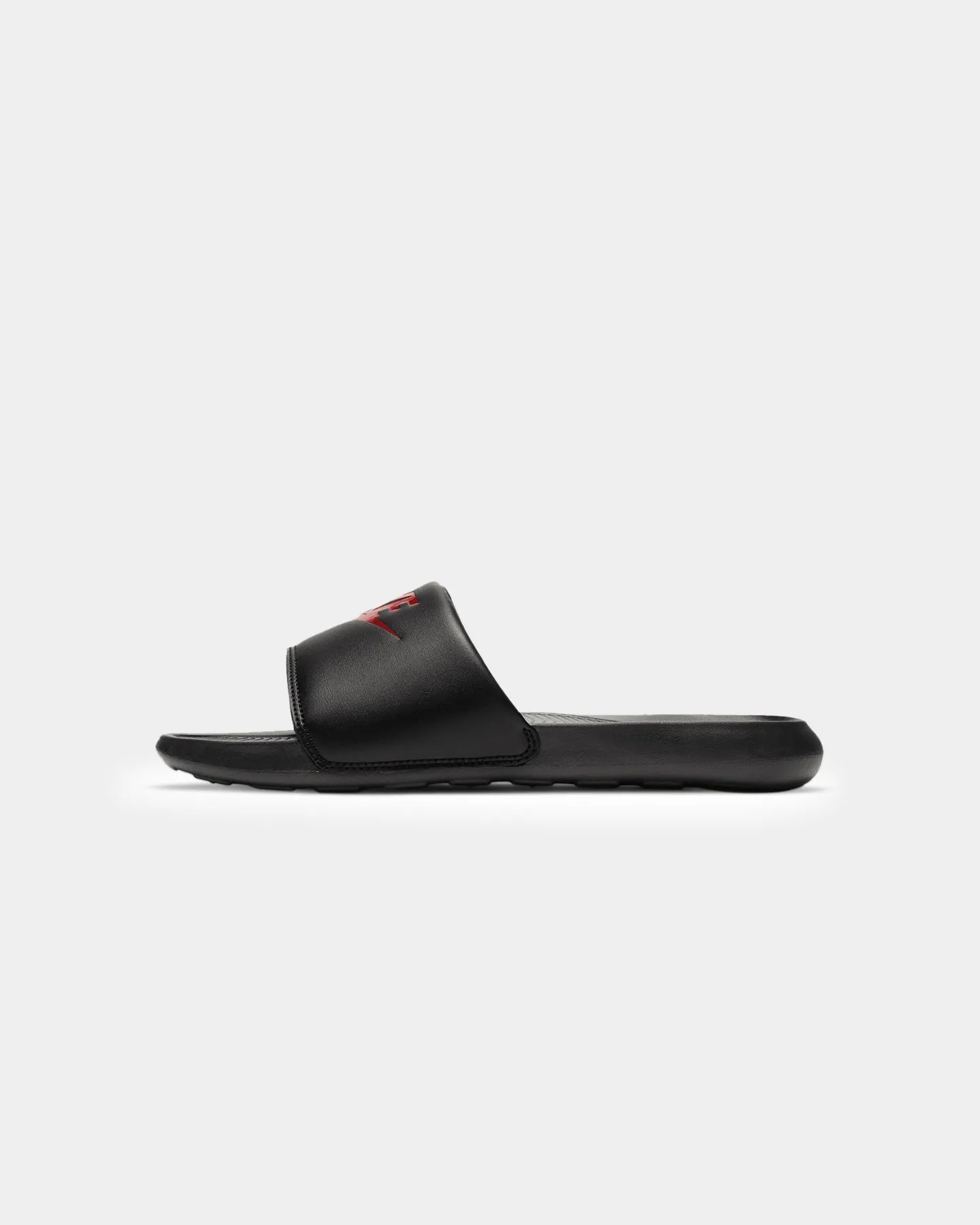 Seamless Fit Work Commute Nike Victori One Slides Black/Black/University Red