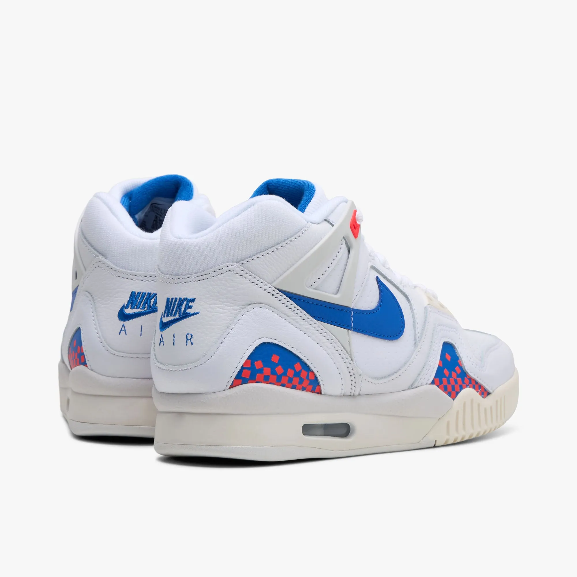 Nike Air Tech Challenge II White / Royal Blue - Laser Crimson Brand Pop Durable outsole