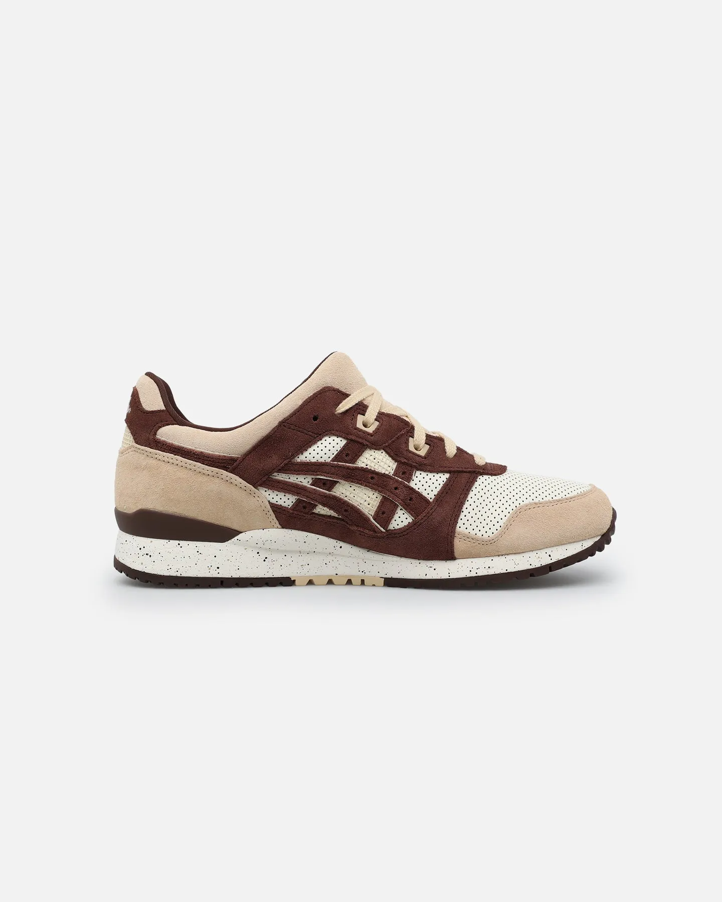 Elastic laces Linen Air Asics Gel-Lyte III OG Cream/Dark Brown