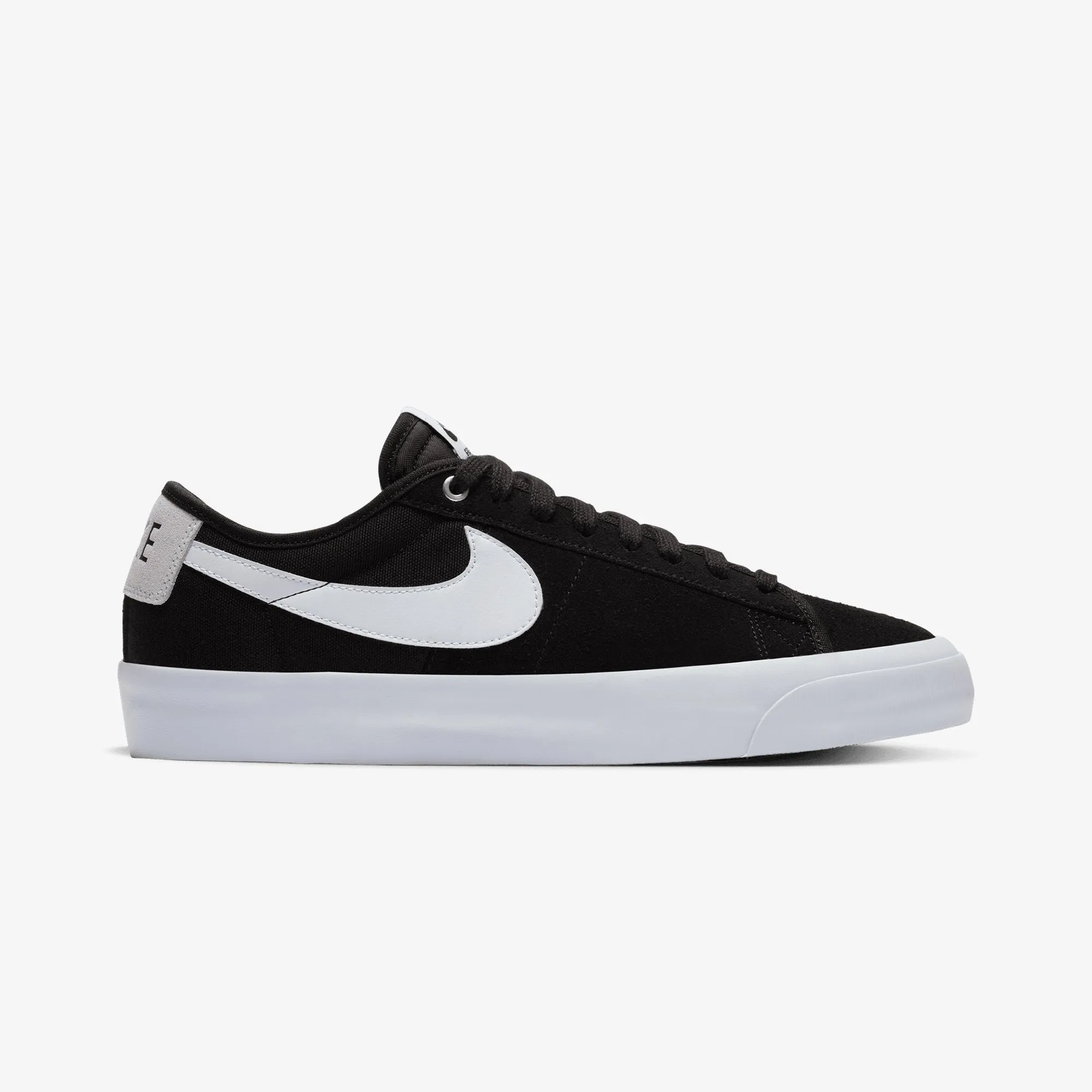 Nike | SB ZOOM BLAZER LOW PRO GT { BLACK/WHITE-BLACK-GUM LIGHT BROWN Impact Safe Cushioned Pace