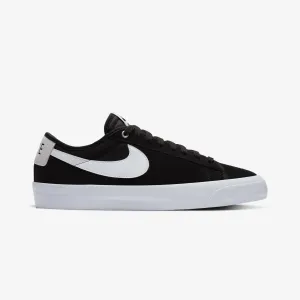 Nike | SB ZOOM BLAZER LOW PRO GT { BLACK/WHITE-BLACK-GUM LIGHT BROWN Impact Safe Cushioned Pace