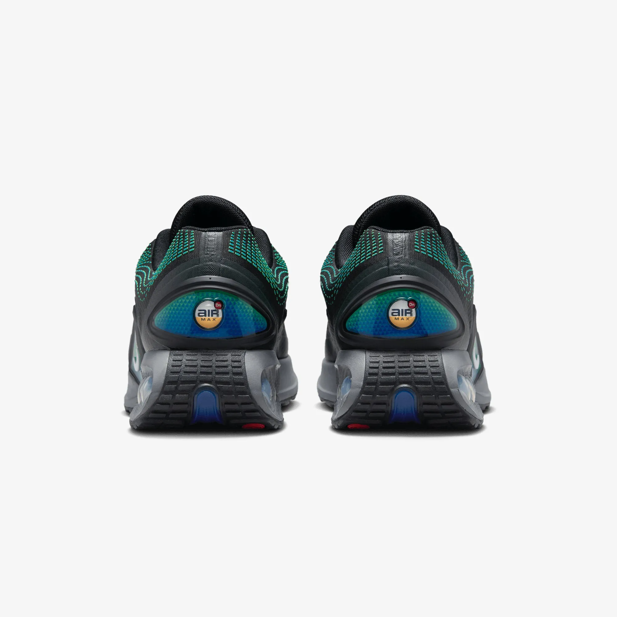 Nike | AIR MAX DN  { BLACK/WHITE-HYPER COBALT-RAGE GREEN Quick Change Shock absorption system