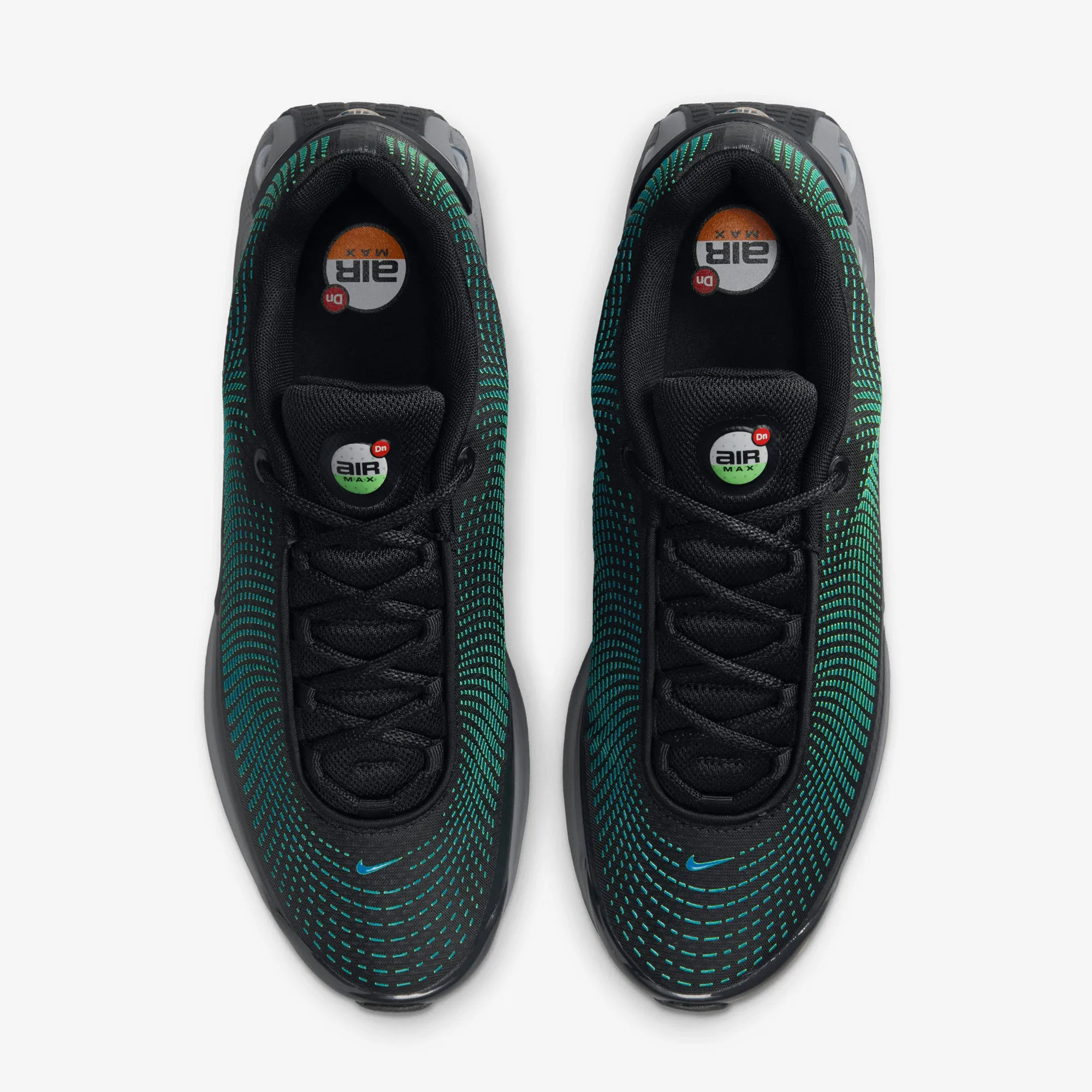 Torsion Control Arch Quick Dry Insole Nike | AIR MAX DN  { BLACK/WHITE-HYPER COBALT-RAGE GREEN