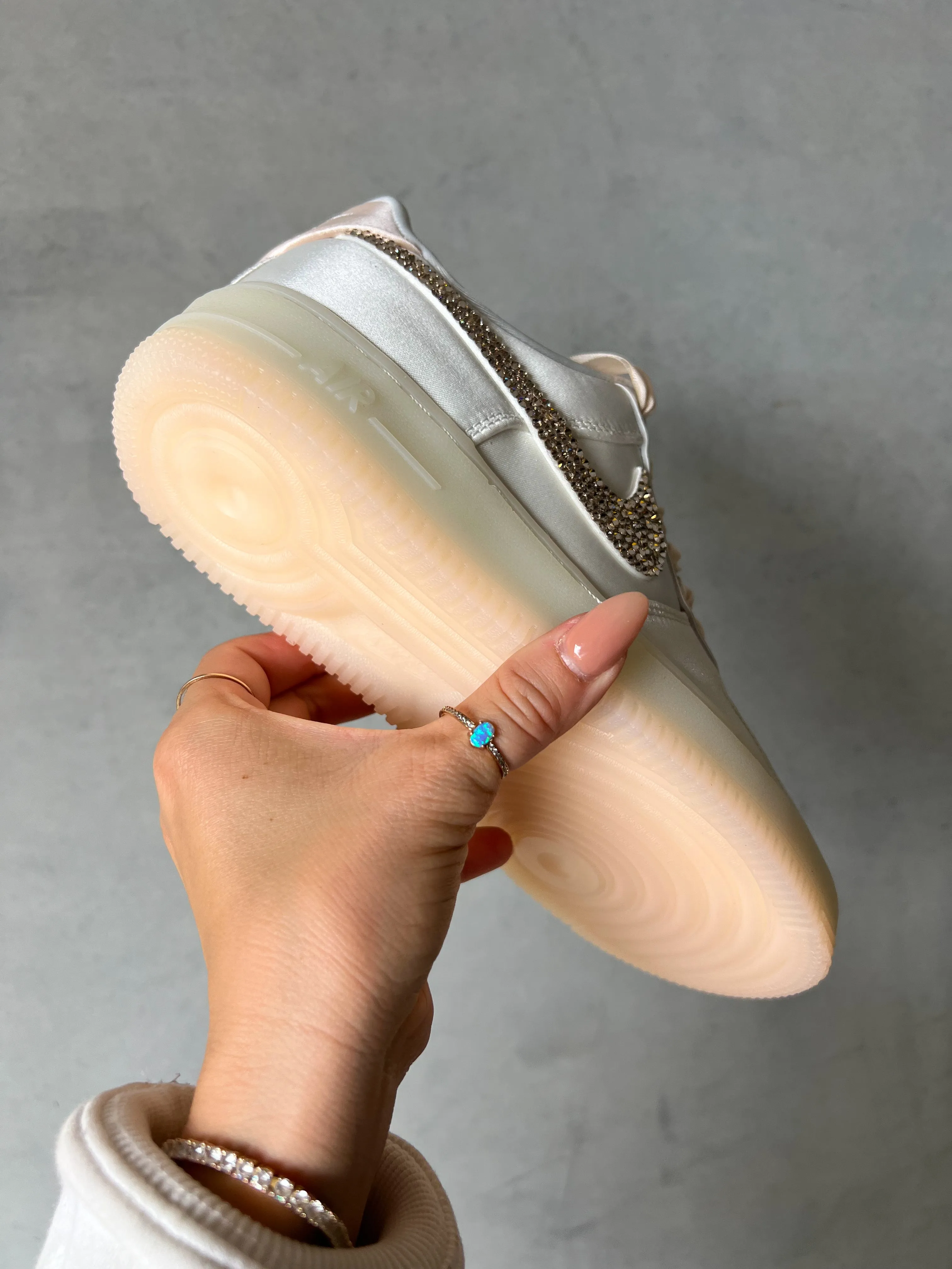 Fast Walk Fall ??24 Special Edition Satin Swarovski Womens Nike Air Force 1