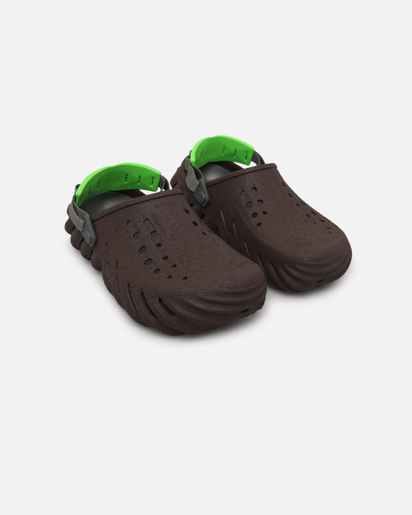 Crocs Echo Sand Storm Clog Coffee Hero Mode Velvet Soft