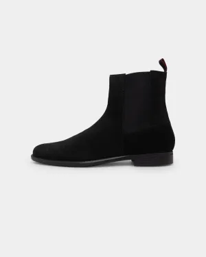 Fight Mode High Arch Hugo Boss Kyron Chelsea Suede Boots Black