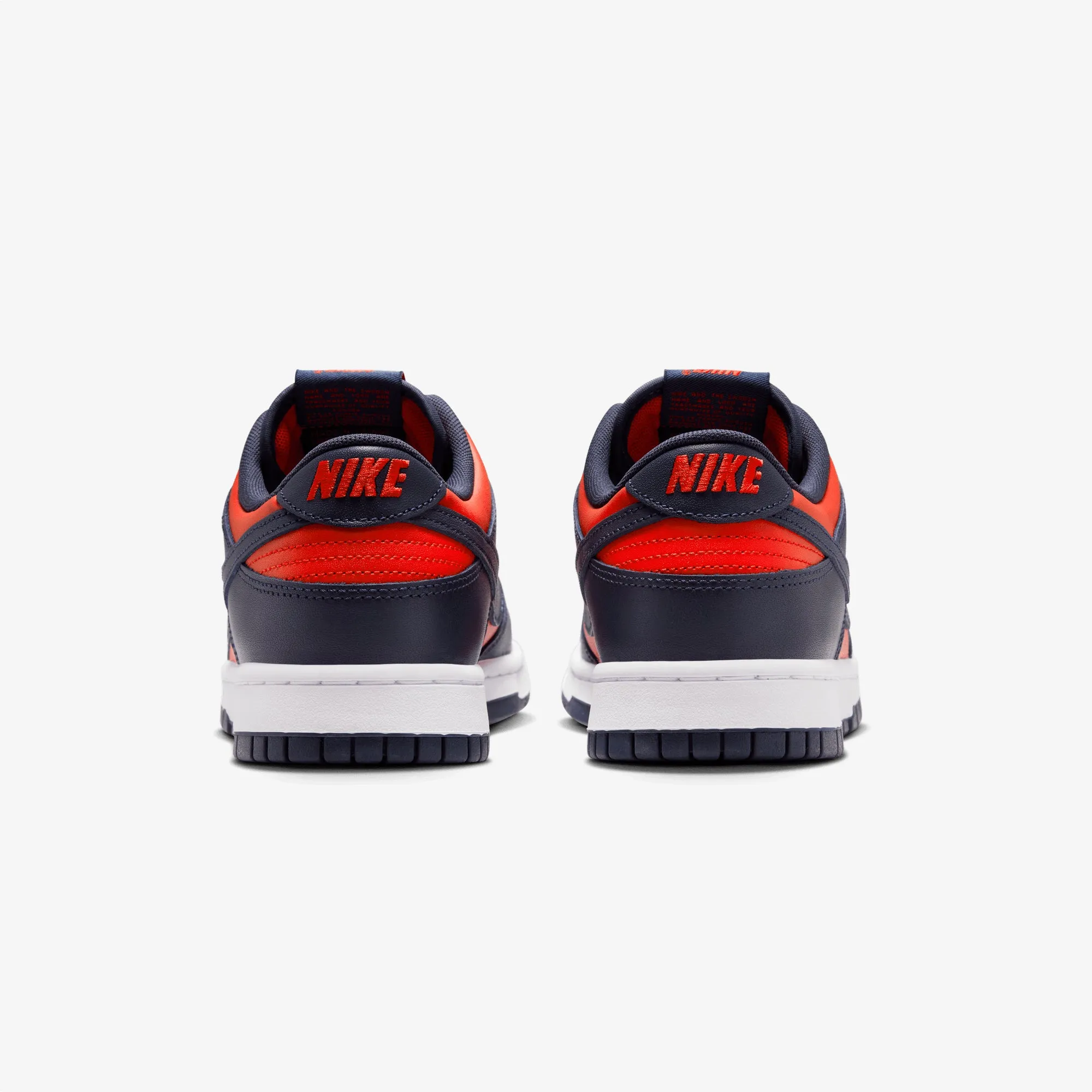 Durable outsole Eco Friendly Recycled Materials NIKE | DUNK LOW RETRO { UNIVERSITY RED/OBSIDIAN-WHITE