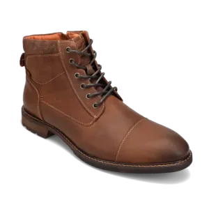Core Design Men's Lodge Cap Toe Lace Up Boot Brown