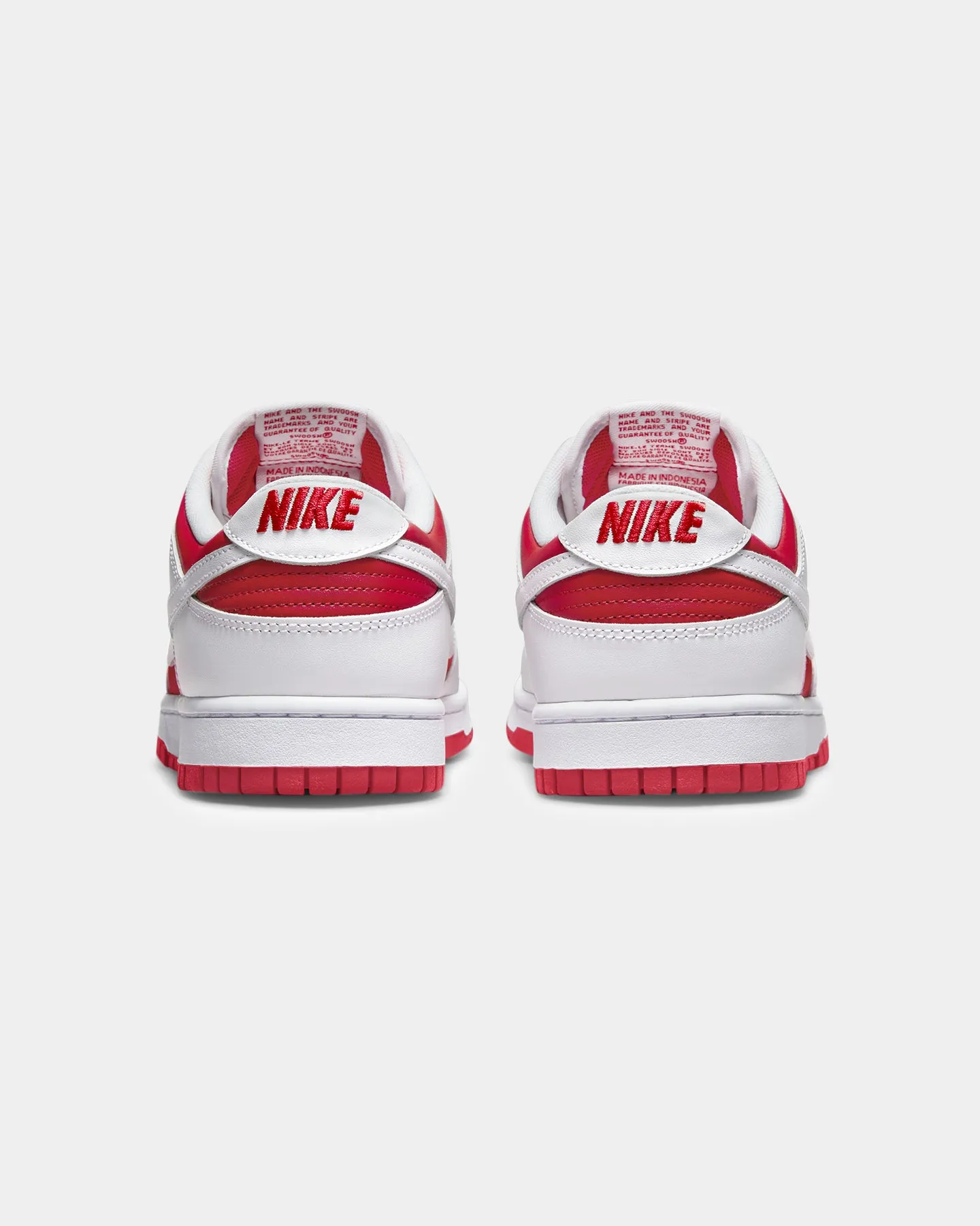 Rubber Sole Nike Dunk Low Retro University Red/White