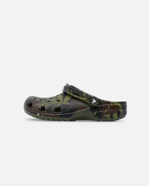 Love Glow Desert Cool Crocs Classic Hemp Camo Clog Army Green