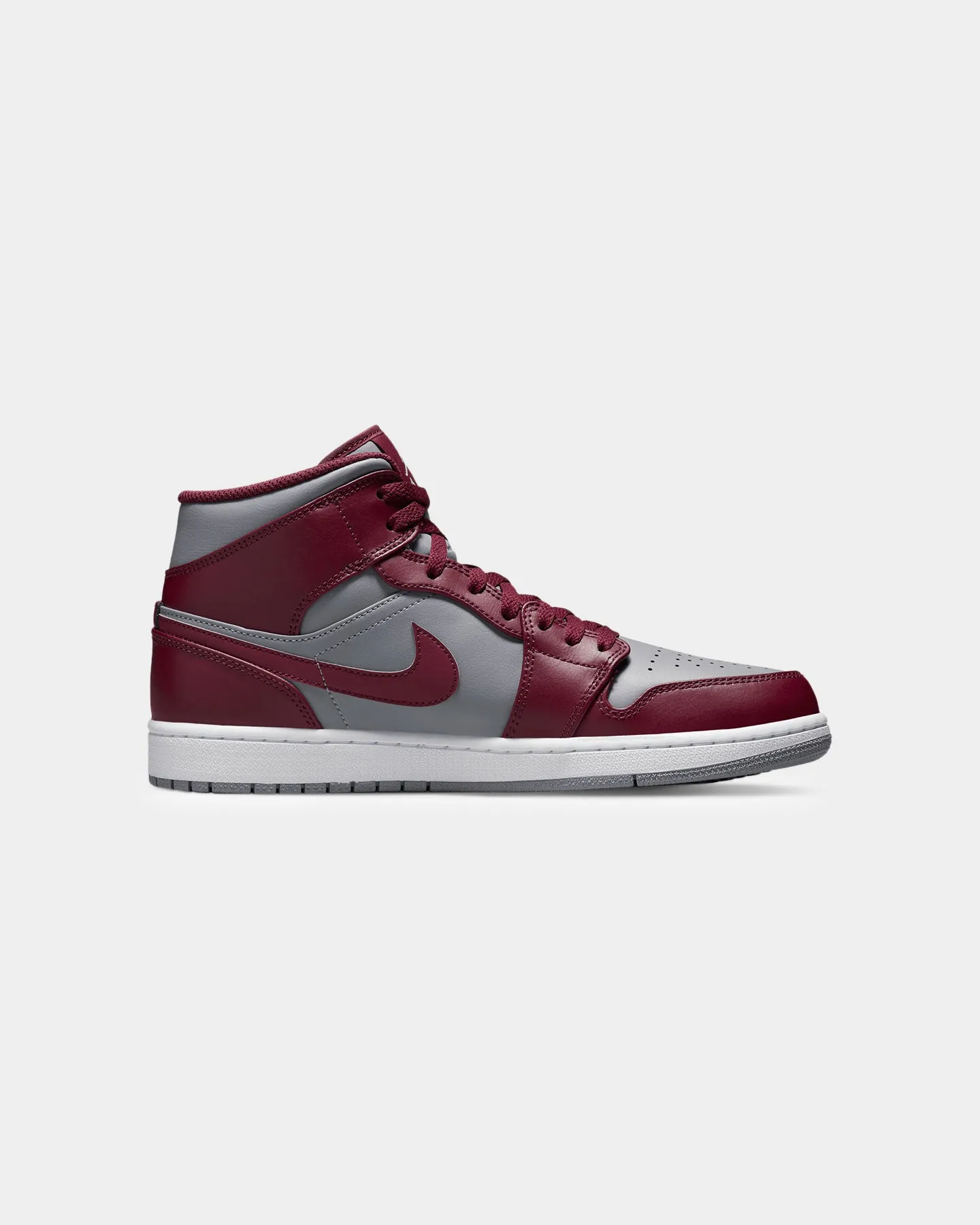 Lake Step Jordan Air Jordan 1 Mid "Cherrywood Red" Cherrywood Red/White-Cement Grey