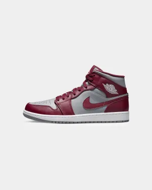 Jordan Air Jordan 1 Mid "Cherrywood Red" Cherrywood Red/White-Cement Grey Ventilation holes Stable construction