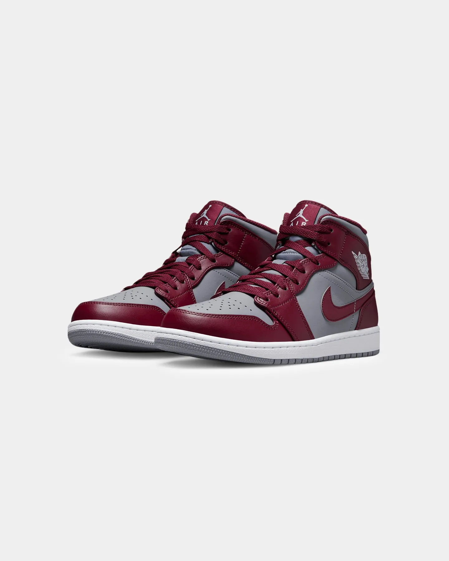 Jordan Air Jordan 1 Mid "Cherrywood Red" Cherrywood Red/White-Cement Grey Responsive Cushion Weekend Warriors