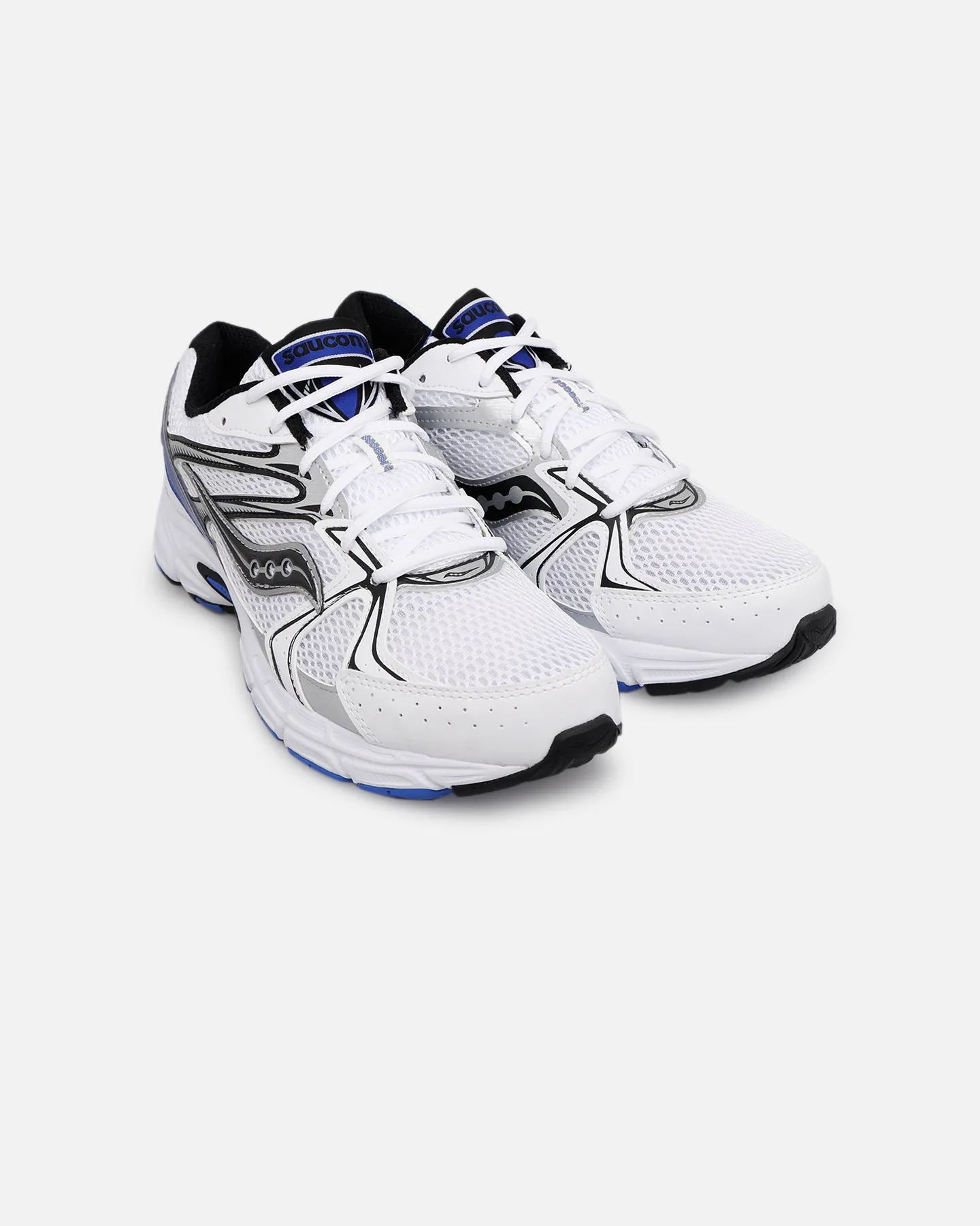 Good Traction Power Base Saucony Ride Millenium White/Royal