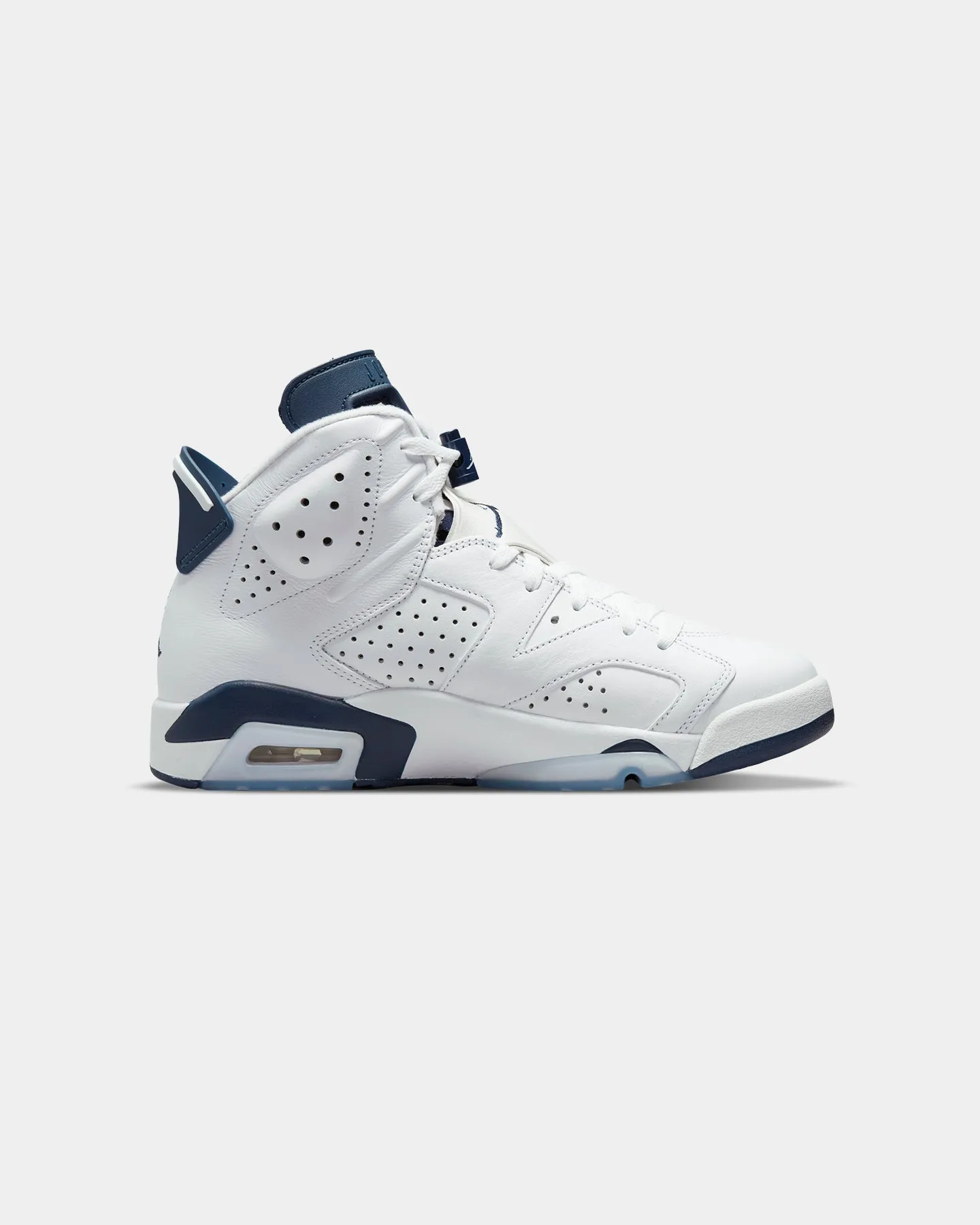 Zip Fast Jordan Air Jordan 6 Retro "Midnight Navy" White/Midnight Navy
