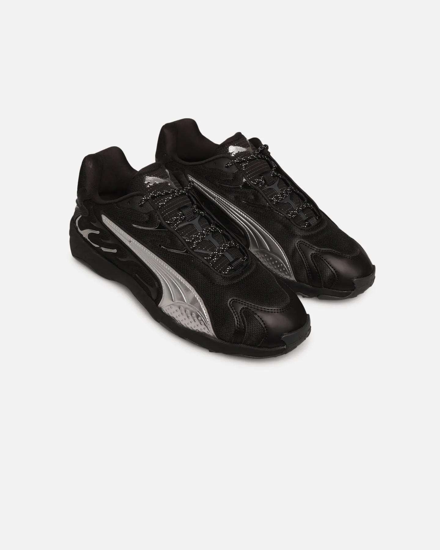 Puma Inhale Smile Black Simple Match Outdoor Walks