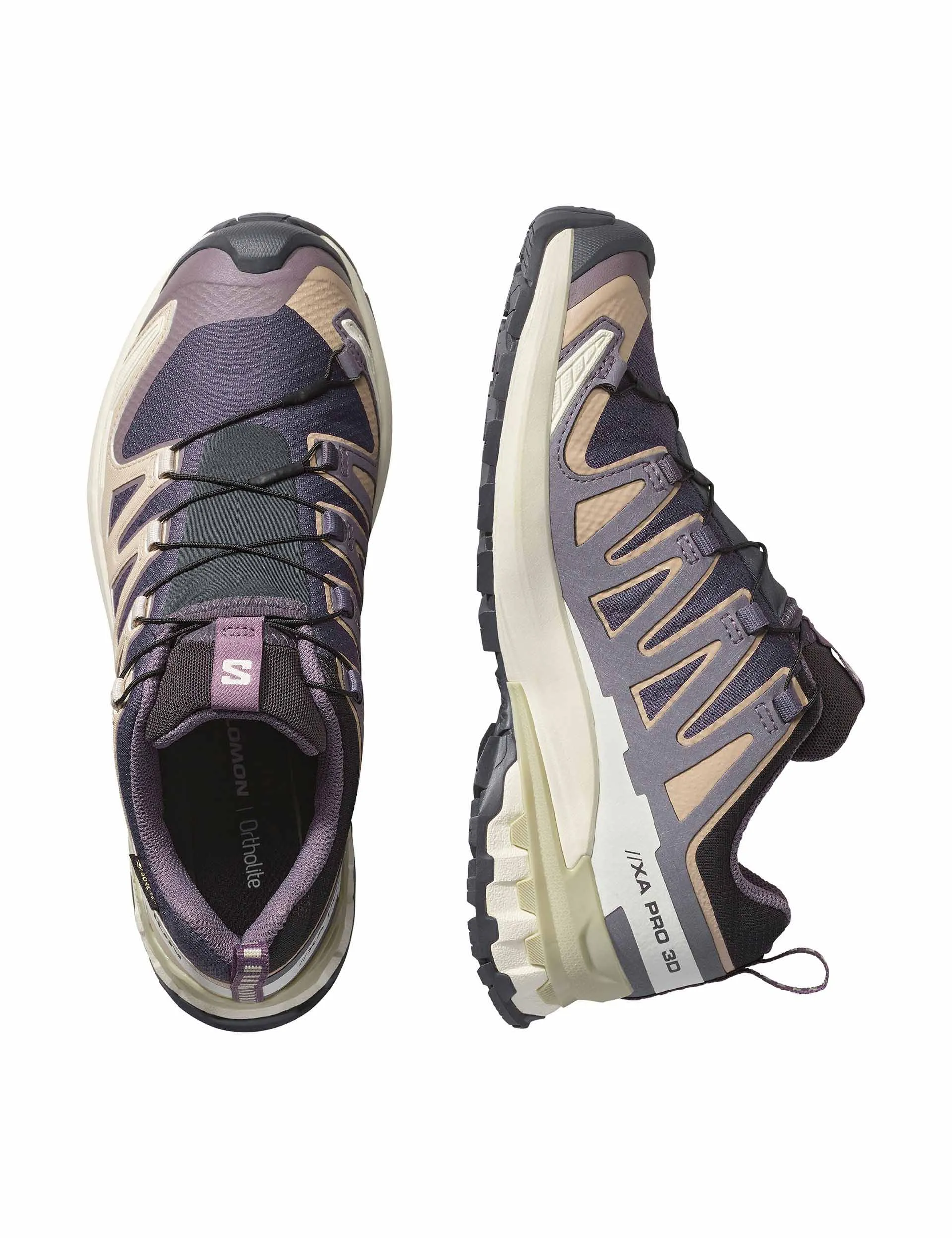 XA Pro 3D V9 Gore-Tex - Nine Iron/Oxford Tan/Alfalfa BreathableLining Mountain running asset