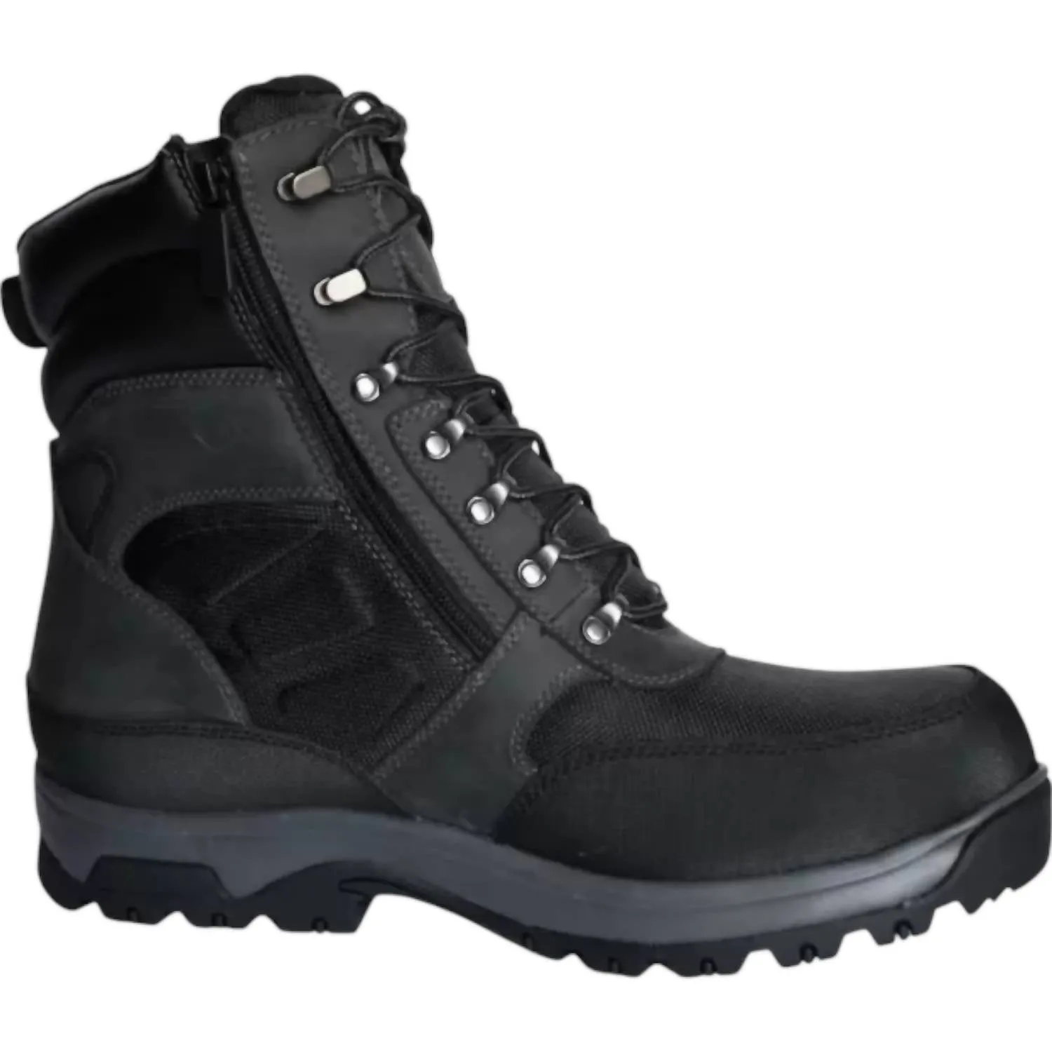 Durable Design Men's 8000 Works Ubal Side-Zip 400G Insulated Boots In Black
