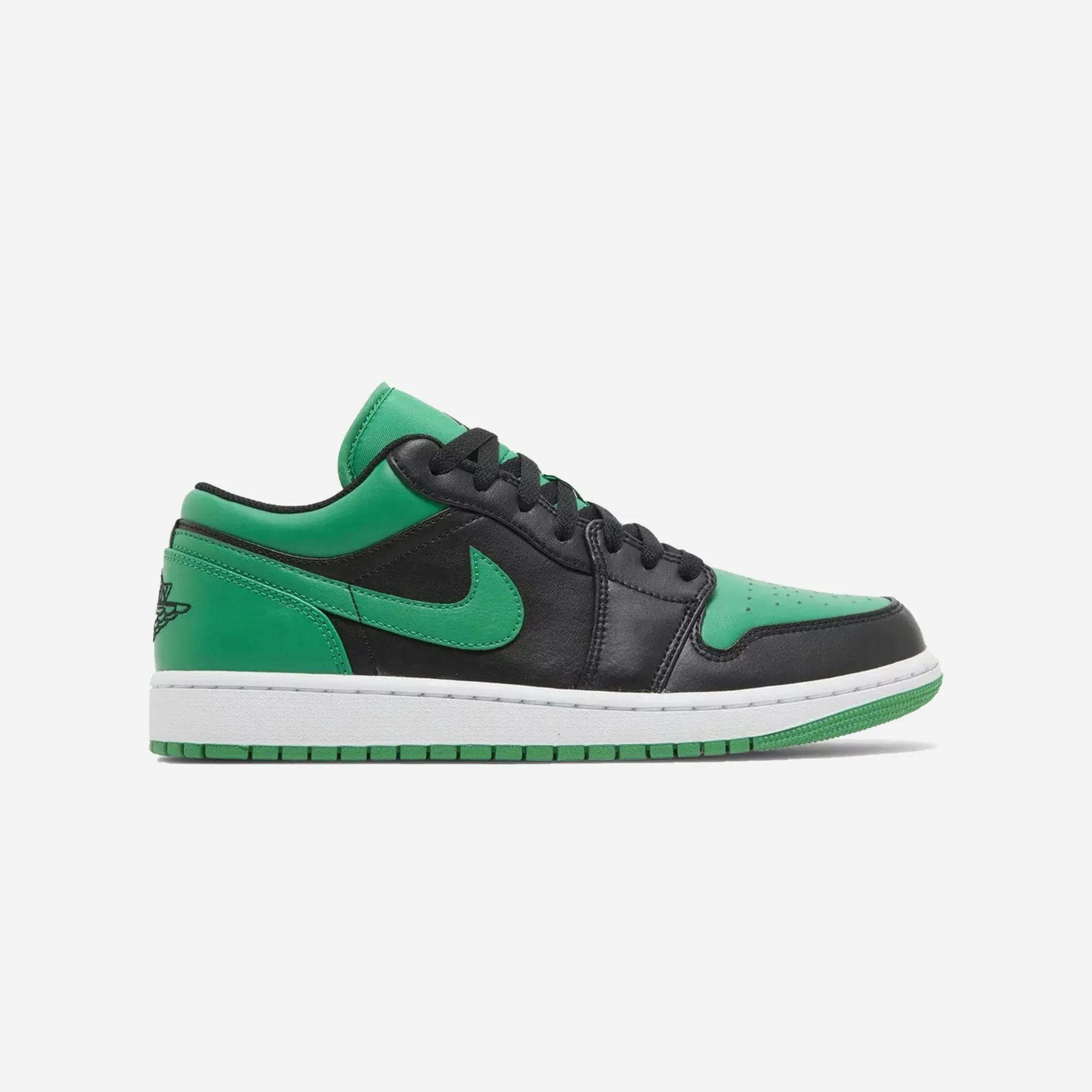 Nike Air Jordan 1 Low Black Lucky Green Secure Step