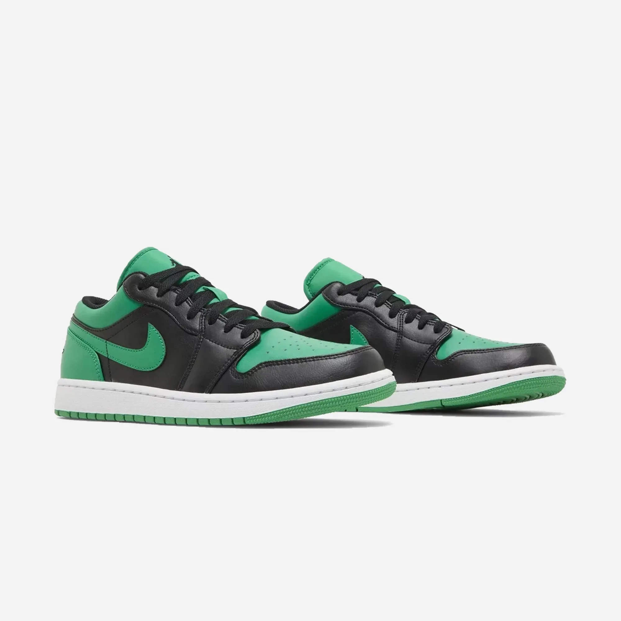 Nike Air Jordan 1 Low Black Lucky Green Supportive Control