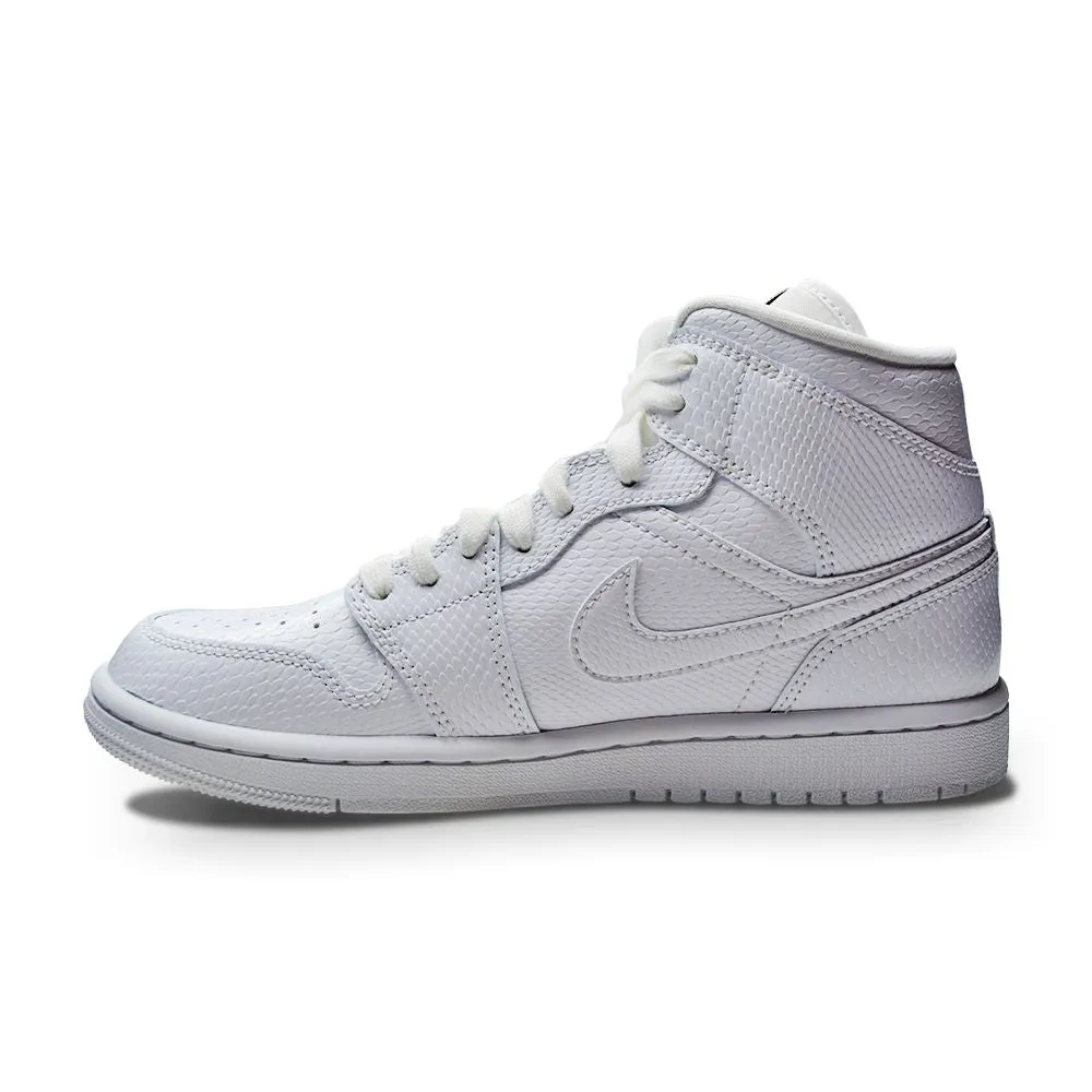 Traction Pattern Optimization Multi Layer Midsole Tech Womens Nike Air Jordan 1 Mid - BQ6472 110 - White White