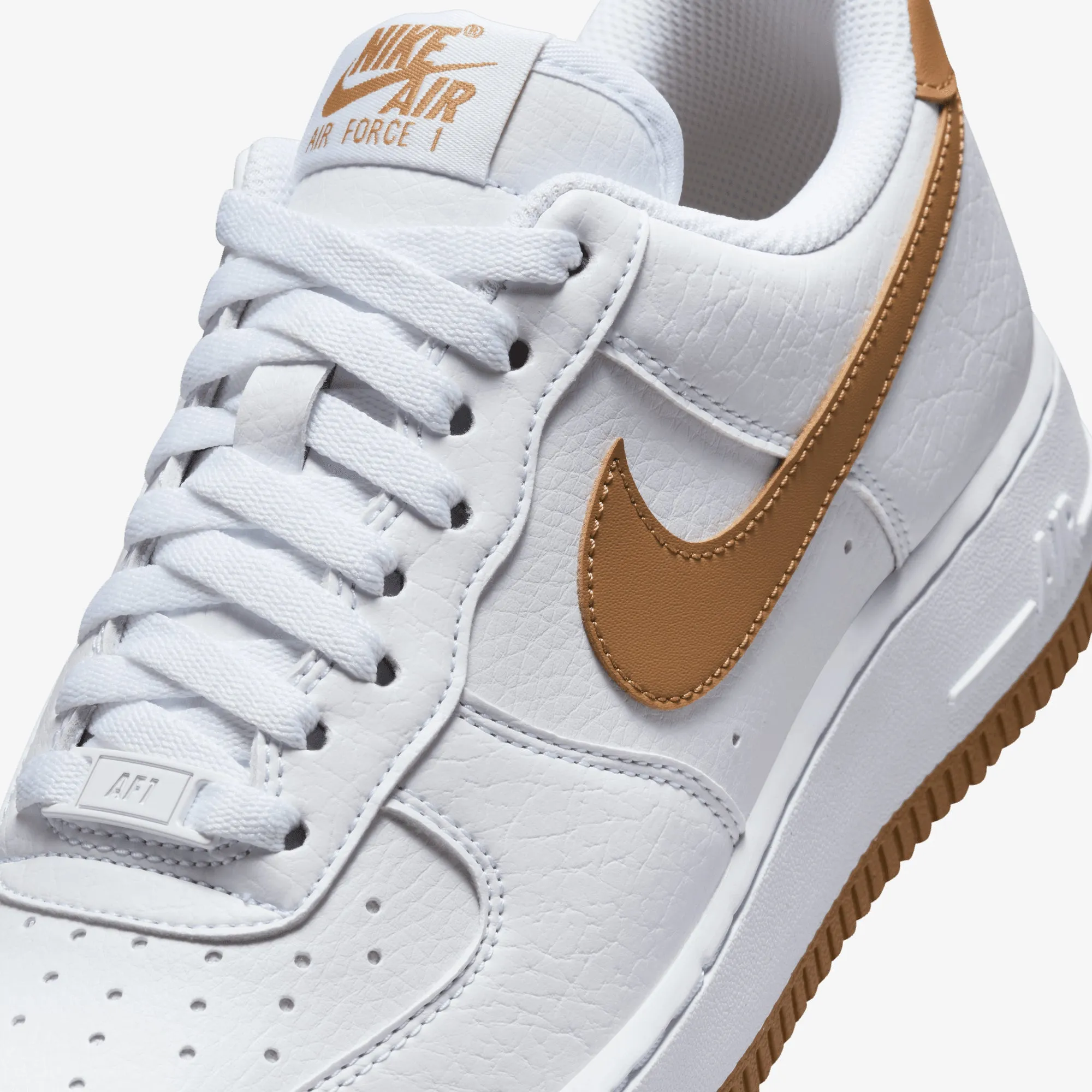 NIKE | AIR FORCE 1 '07 NEXT NATURE { WHITE/FLAX PUMidsole