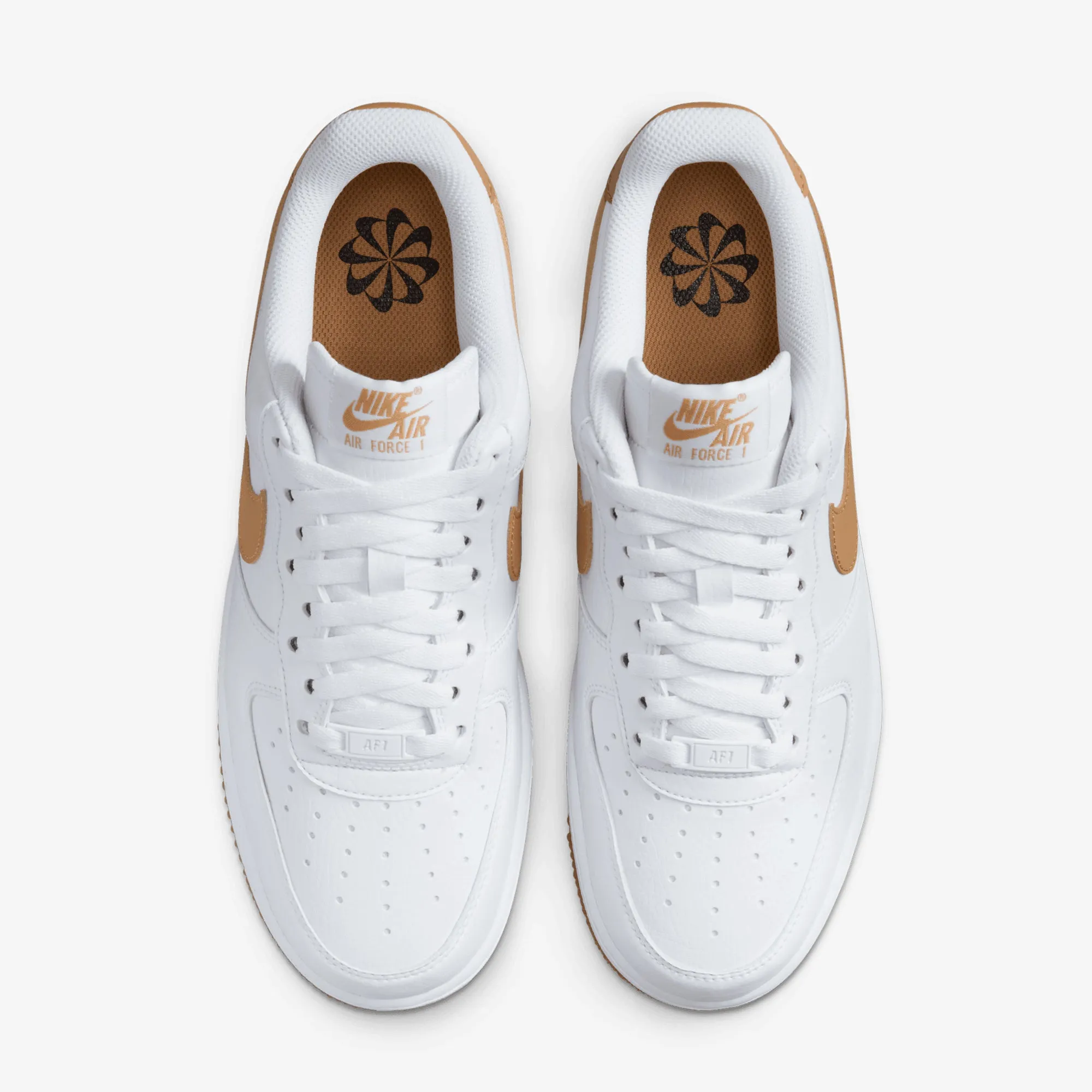 NIKE | AIR FORCE 1 '07 NEXT NATURE { WHITE/FLAX Twist Free Motion Style Driven