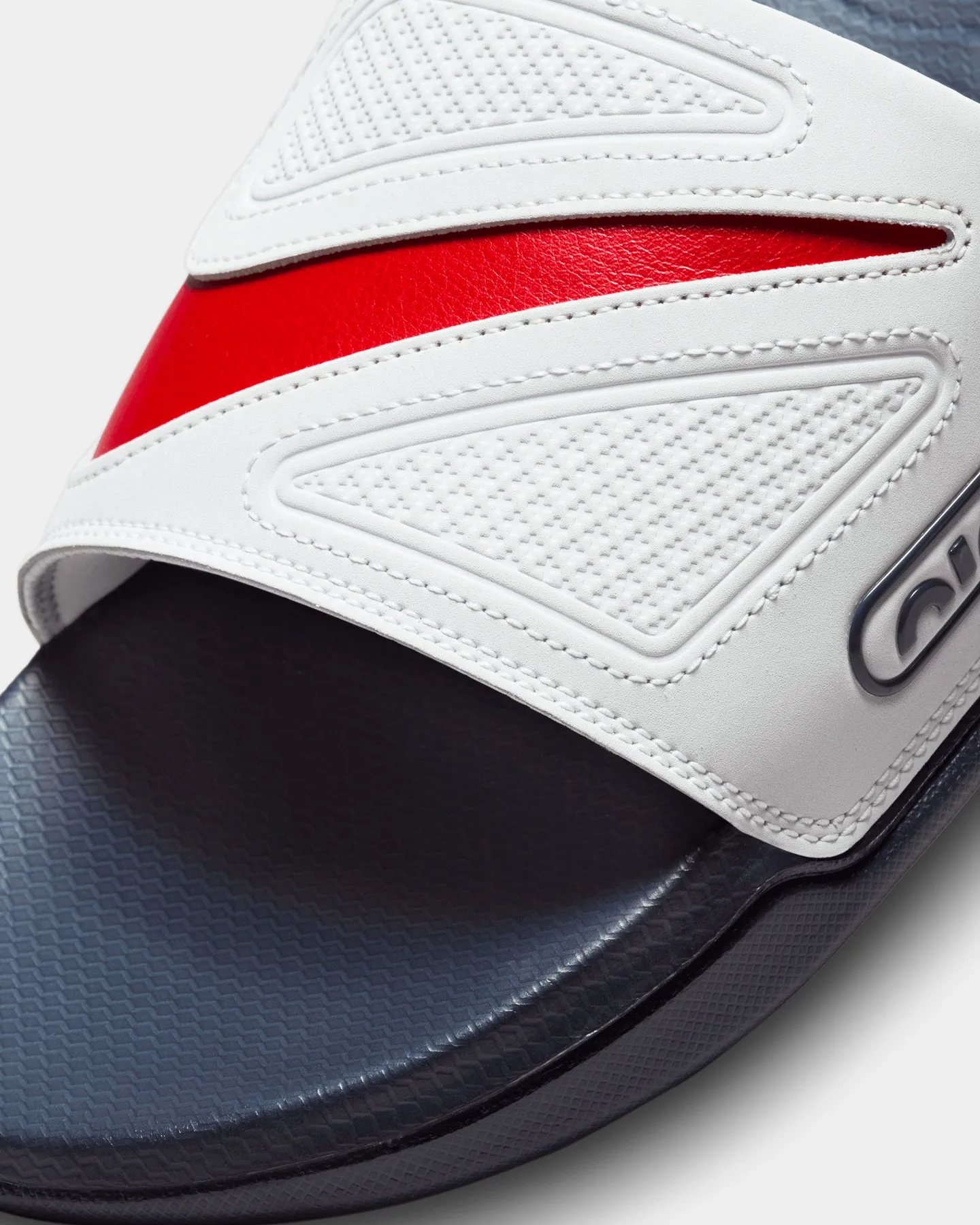 Wind Block Nike Air Max Cirro Slides Photon Dust/University Red