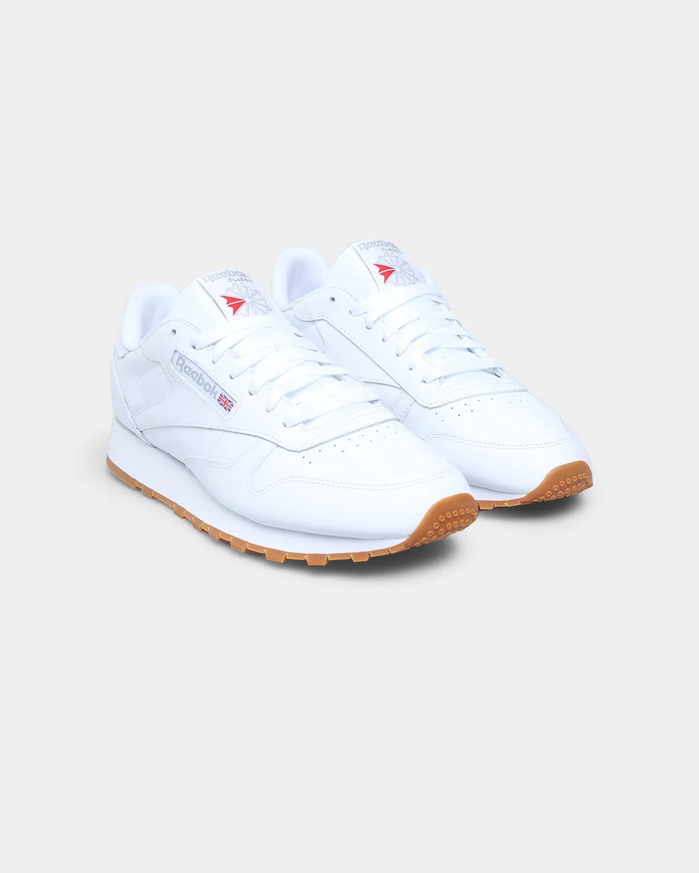 Street Mood Track Run Reebok Classic Leather White/Pure Grey 3/Red