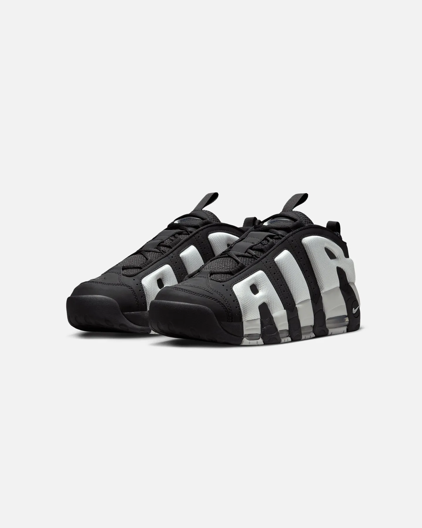 Nike Air More Uptempo Low Black/Photon Dust-Metallic Silver Functional